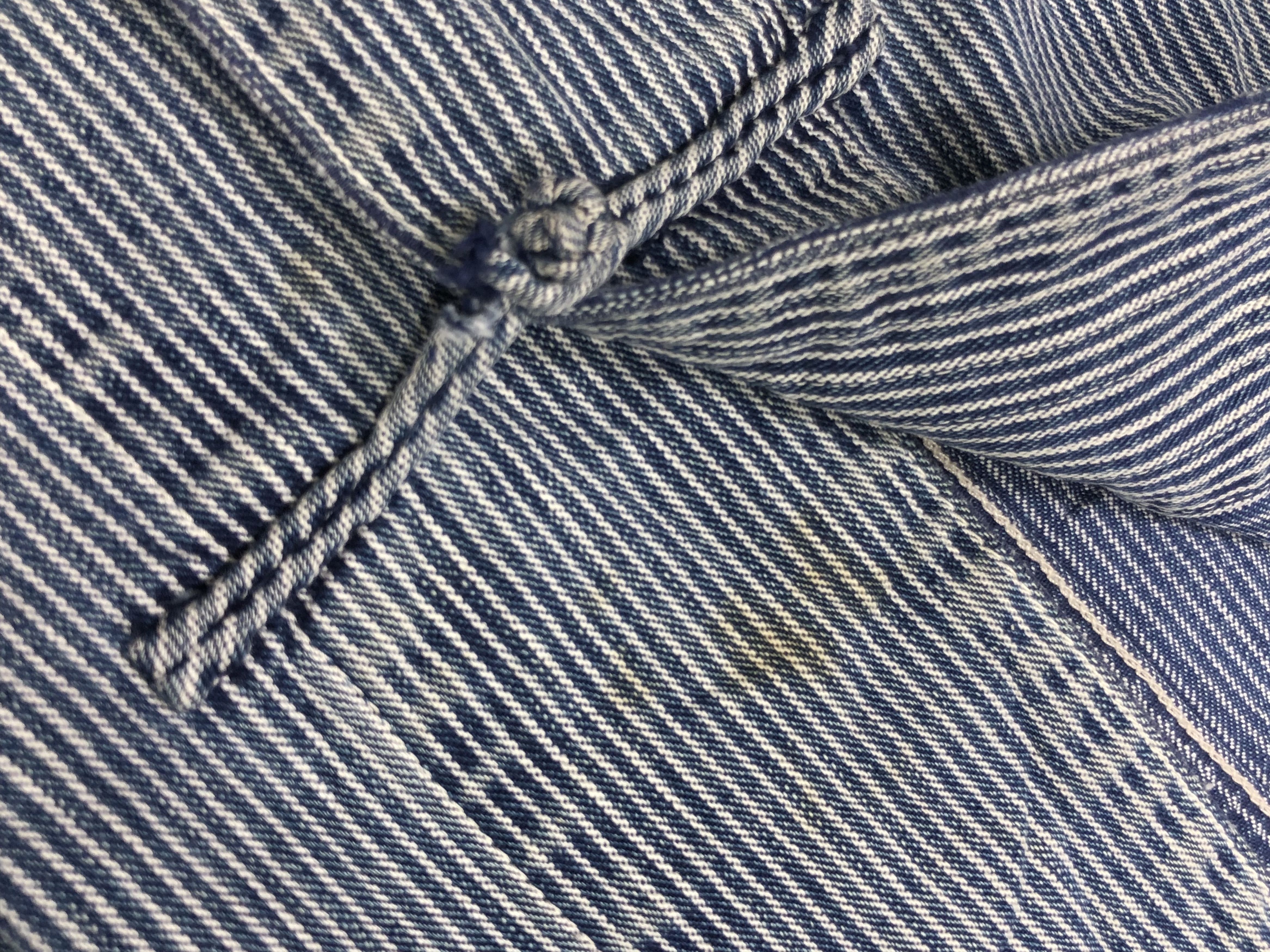 45rpm × Indigo × Vintage RARE🔥VINTAGE R BY 45RPM INDIGO HICKORY MANDARIN CHOREJACKET Size US L / EU 52-54 / 3 - 18 Thumbnail