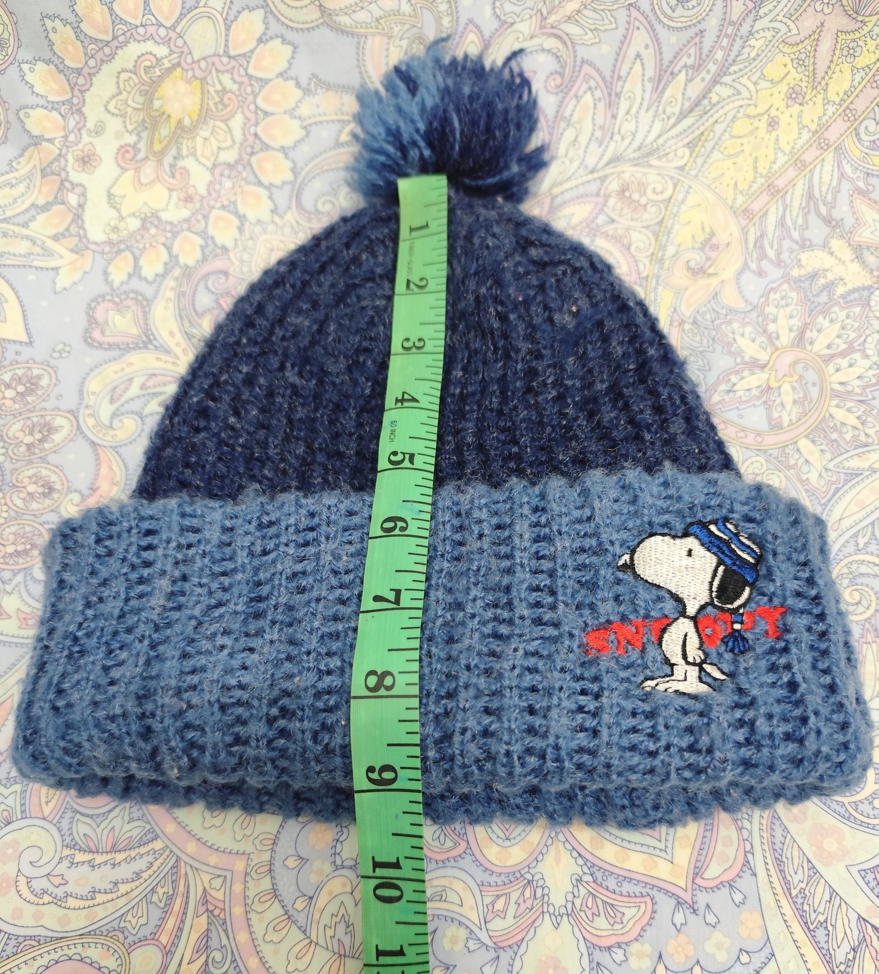 Peanuts Vintage Peanuts Snoopy Schulz Beanie with Pom Size ONE SIZE - 9 Thumbnail