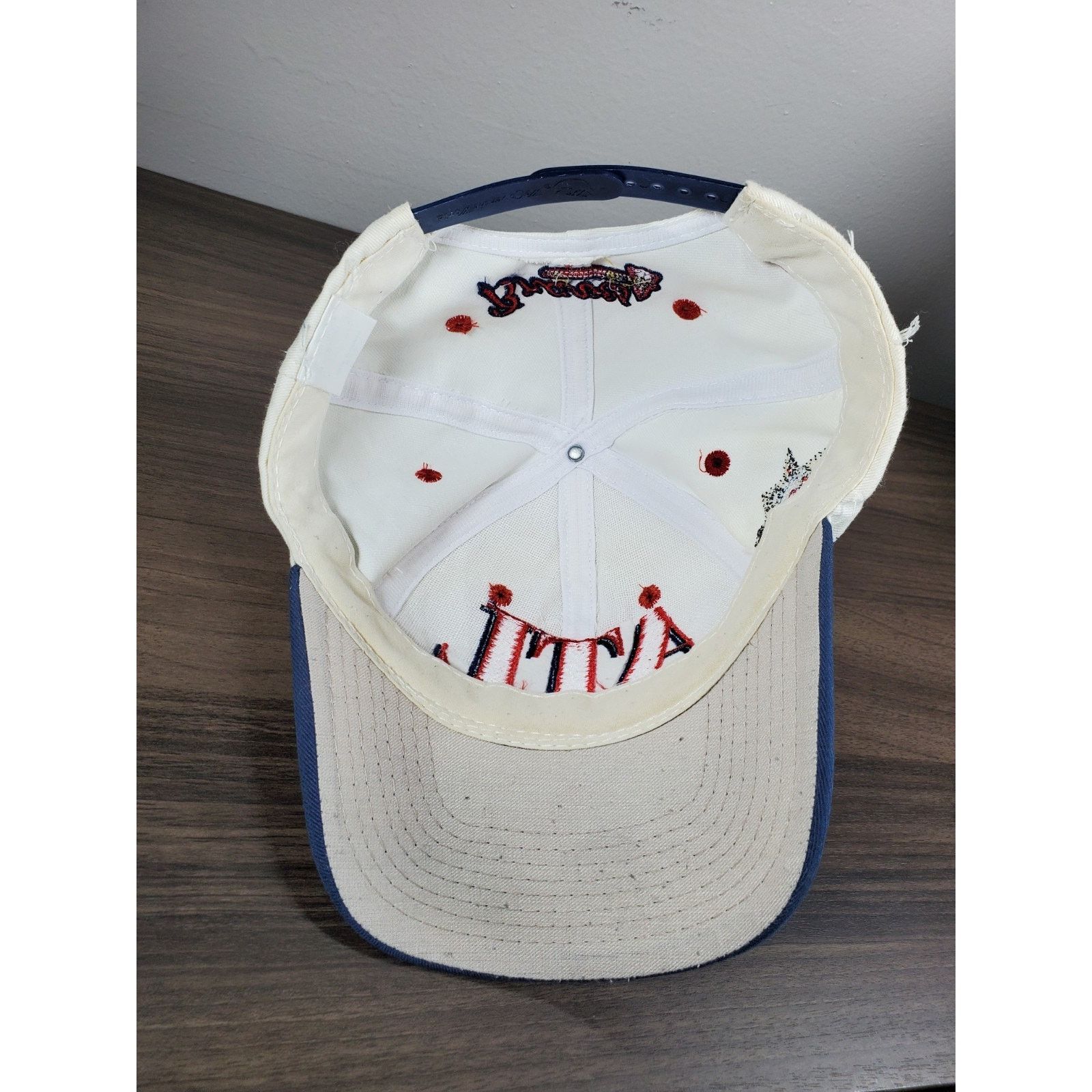 Logo 7 × MLB Vintage Atlanta Braves Hat Snapback Cap ATL 90s MLB Baseball Size ONE SIZE - 13 Thumbnail