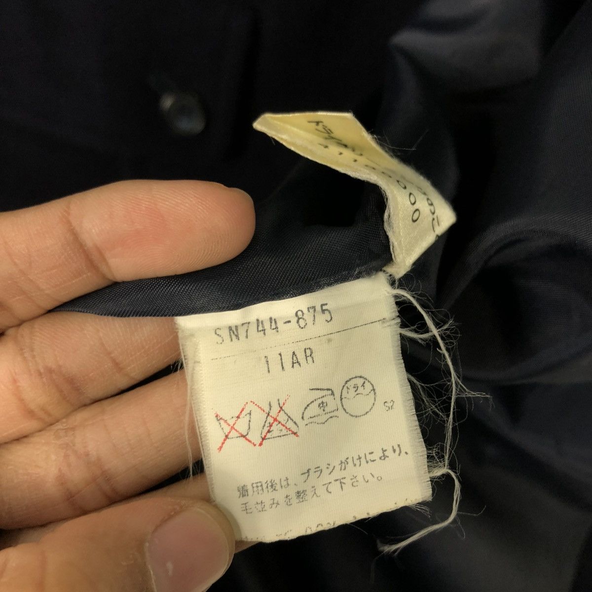 Japanese Brand 🔥RICH BLACK VINTAGE WOOL JACKET TRANS WORK ISSEY MIYAKE Size US M / EU 48-50 / 2 - 24 Thumbnail