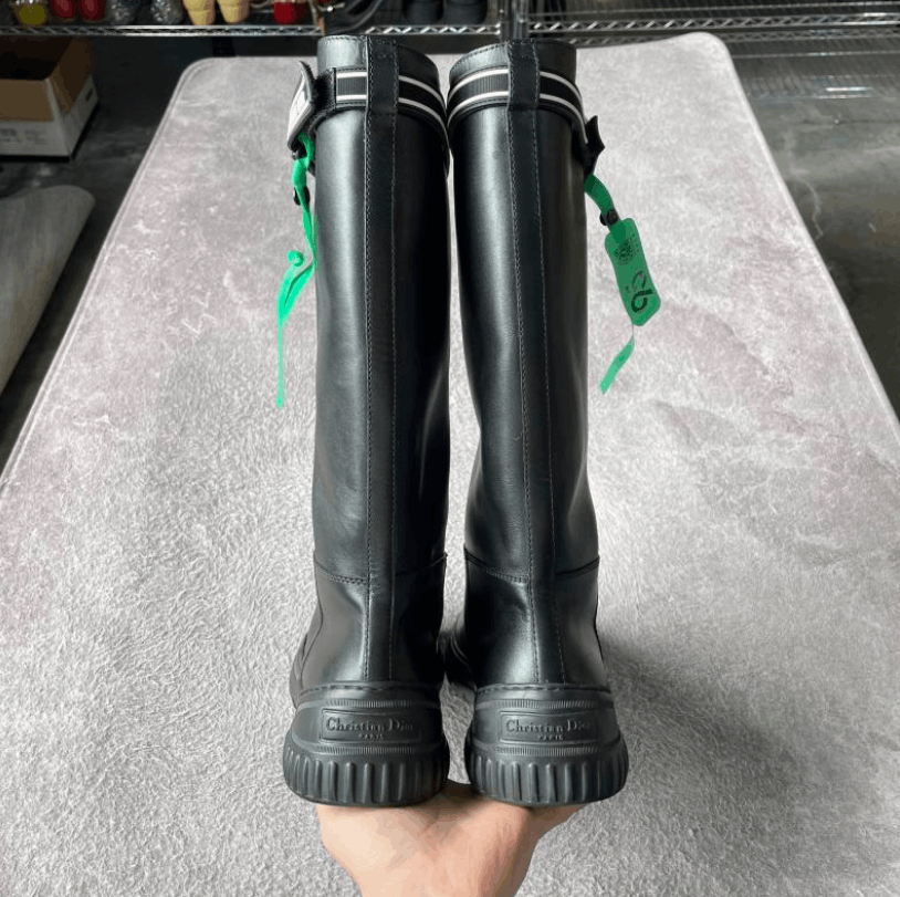 Dior Dior Calfskin Leather High Boot Size US 7 / IT 37 - 2 Thumbnail