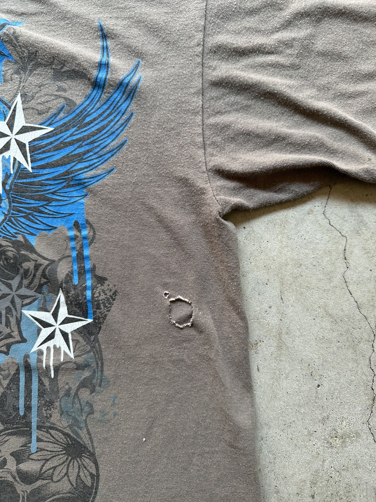 Affliction Y2K Vintage Grunge Affliction Skull print shirt Size US XL / EU 56 / 4 - 3 Thumbnail