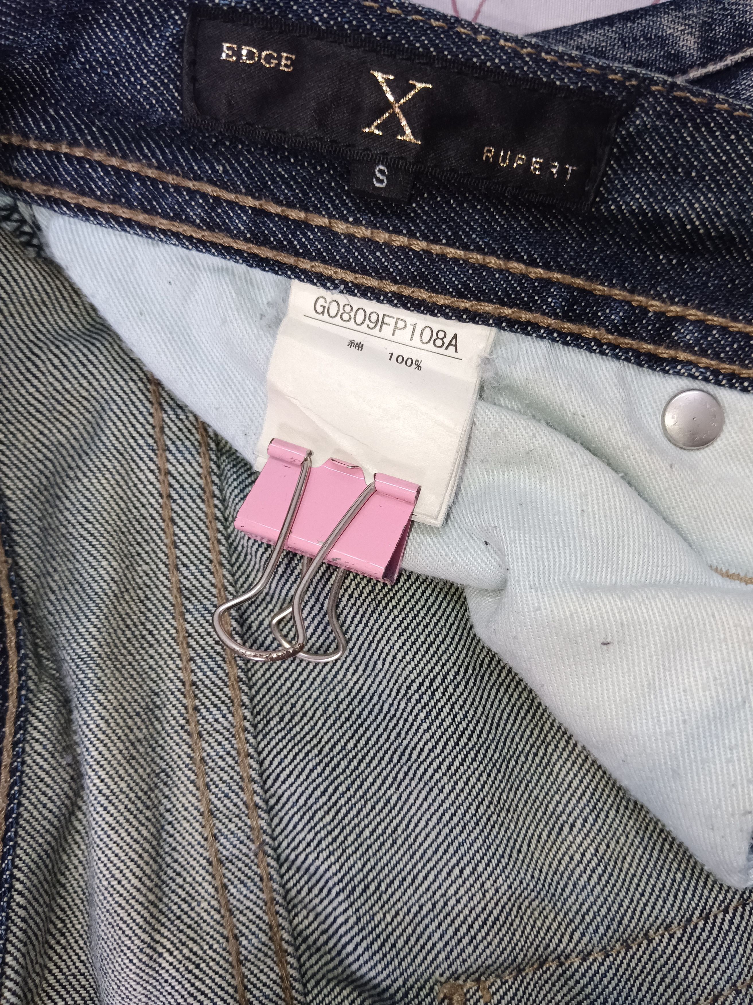 HIDEAWAYS Edge X Rupert Distressed Flare Jeans Size US 28 / EU 44 - 8 Thumbnail