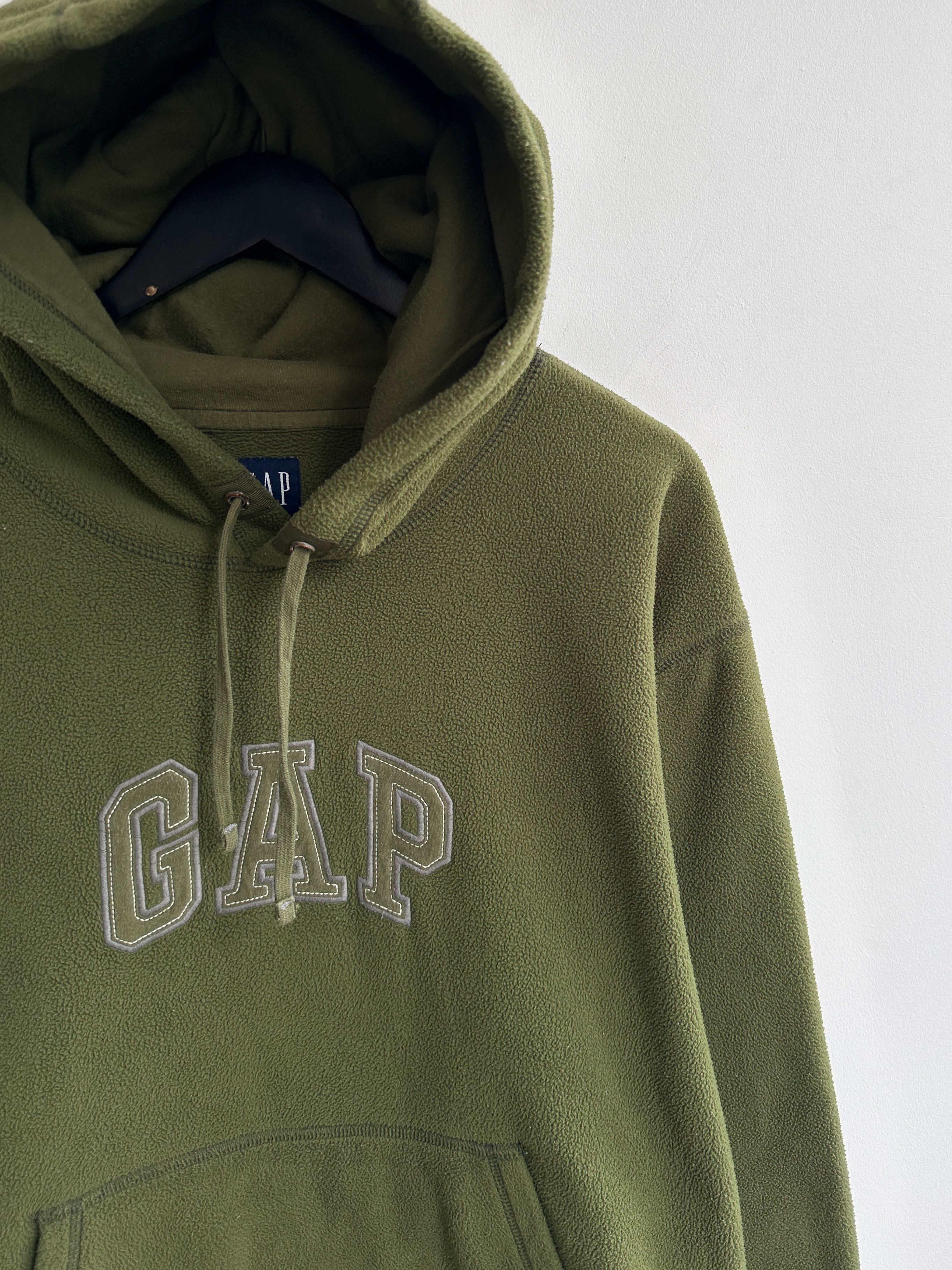 Gap Vintage GAP Fleece Hoodie Size US L / EU 52-54 / 3 - 3 Thumbnail