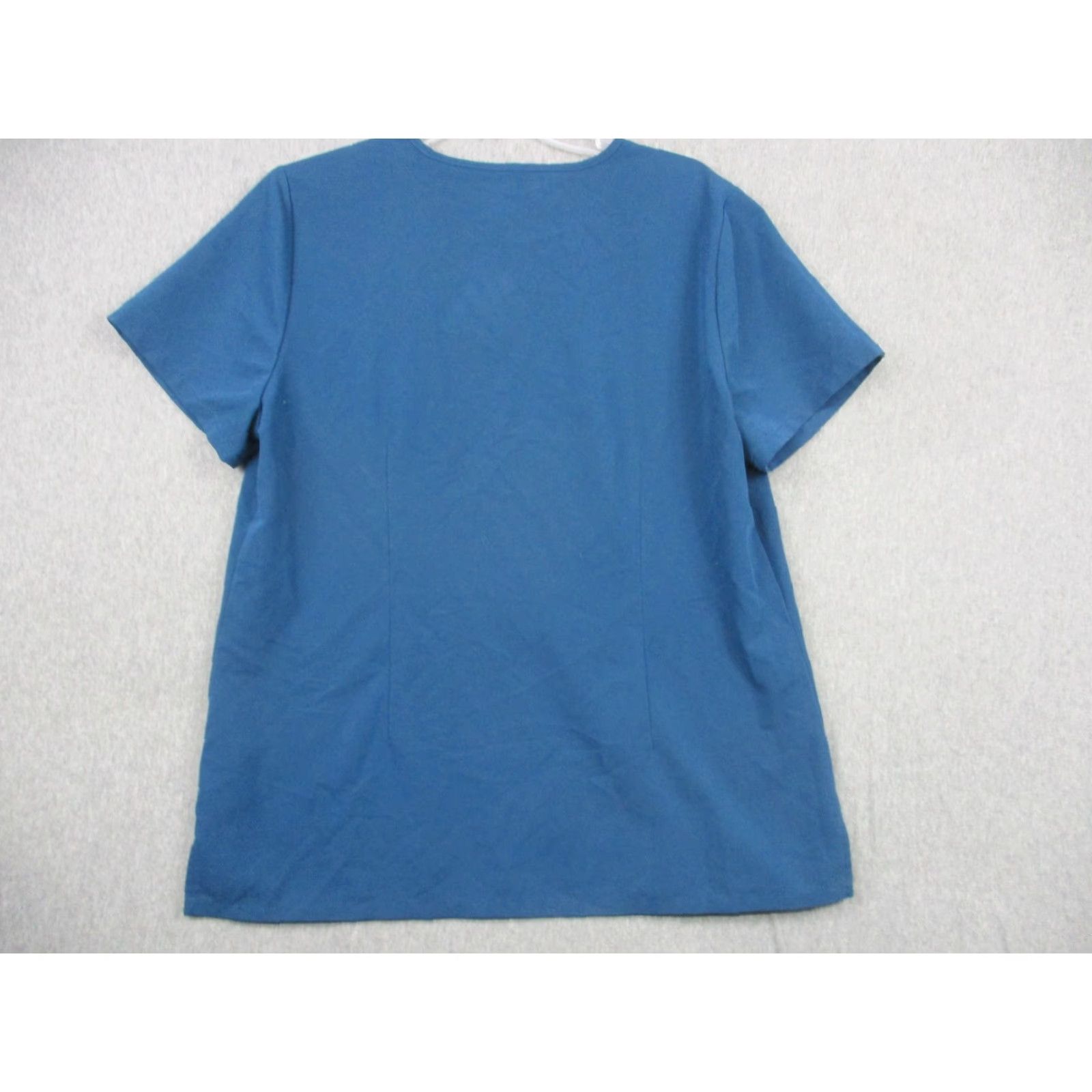 Vintage FIGS Scrub Shirt Womens Large Blue Catarina Technical Collection Medical Uniform Size L / US 10 / IT 46 - 7 Thumbnail
