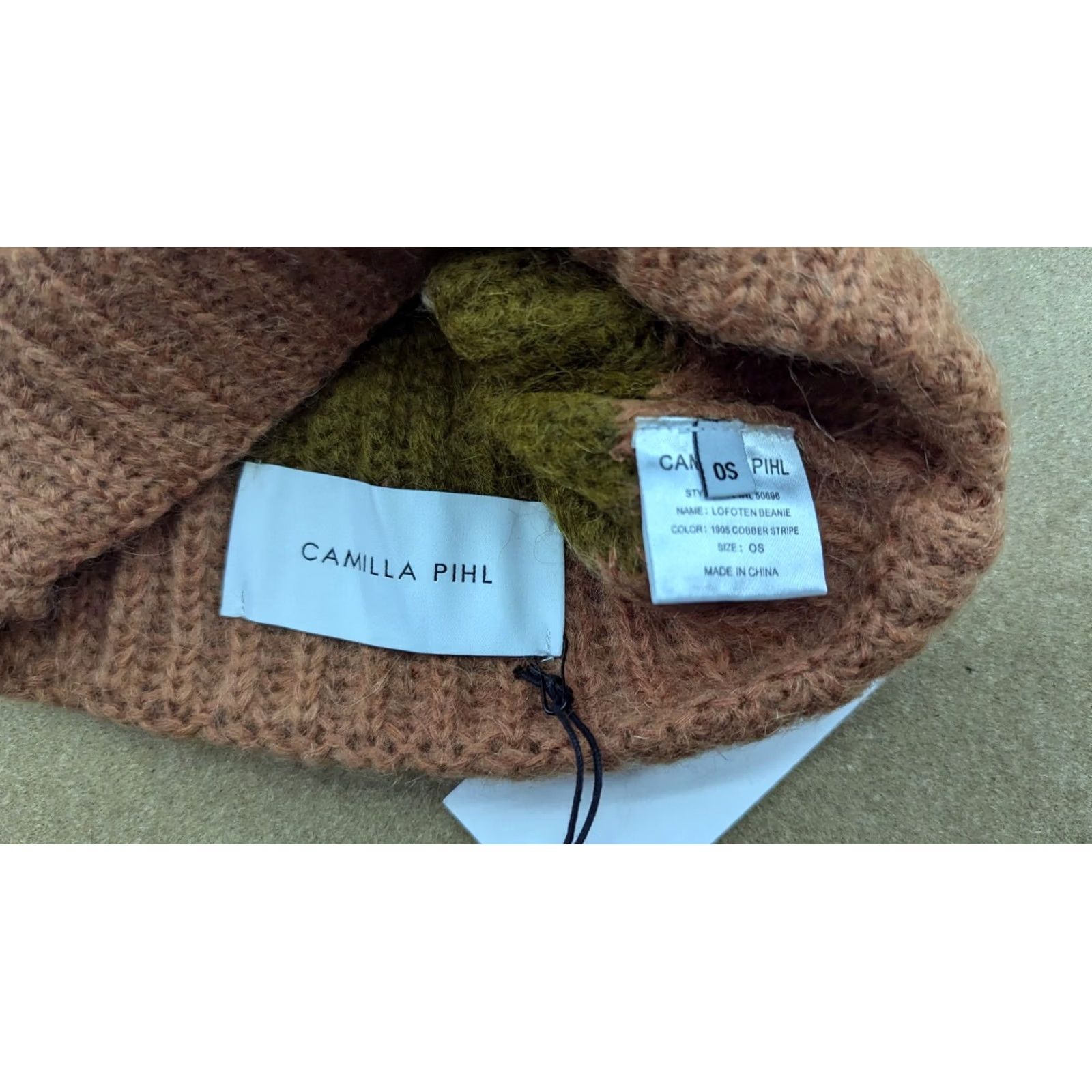 CAMILLA Camilla Pihl Womens Beanie Hat One Alpaca Cuffed Soft Lofoten Knit Ladies • Multicolor • Beanie • One Size • Womens Size ONE SIZE - 7 Thumbnail