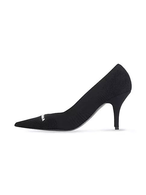 Balenciaga o1mt1gz1024 Knife 2.0 80mm Pump in Black Size US 10 / IT 40 - 2 Thumbnail