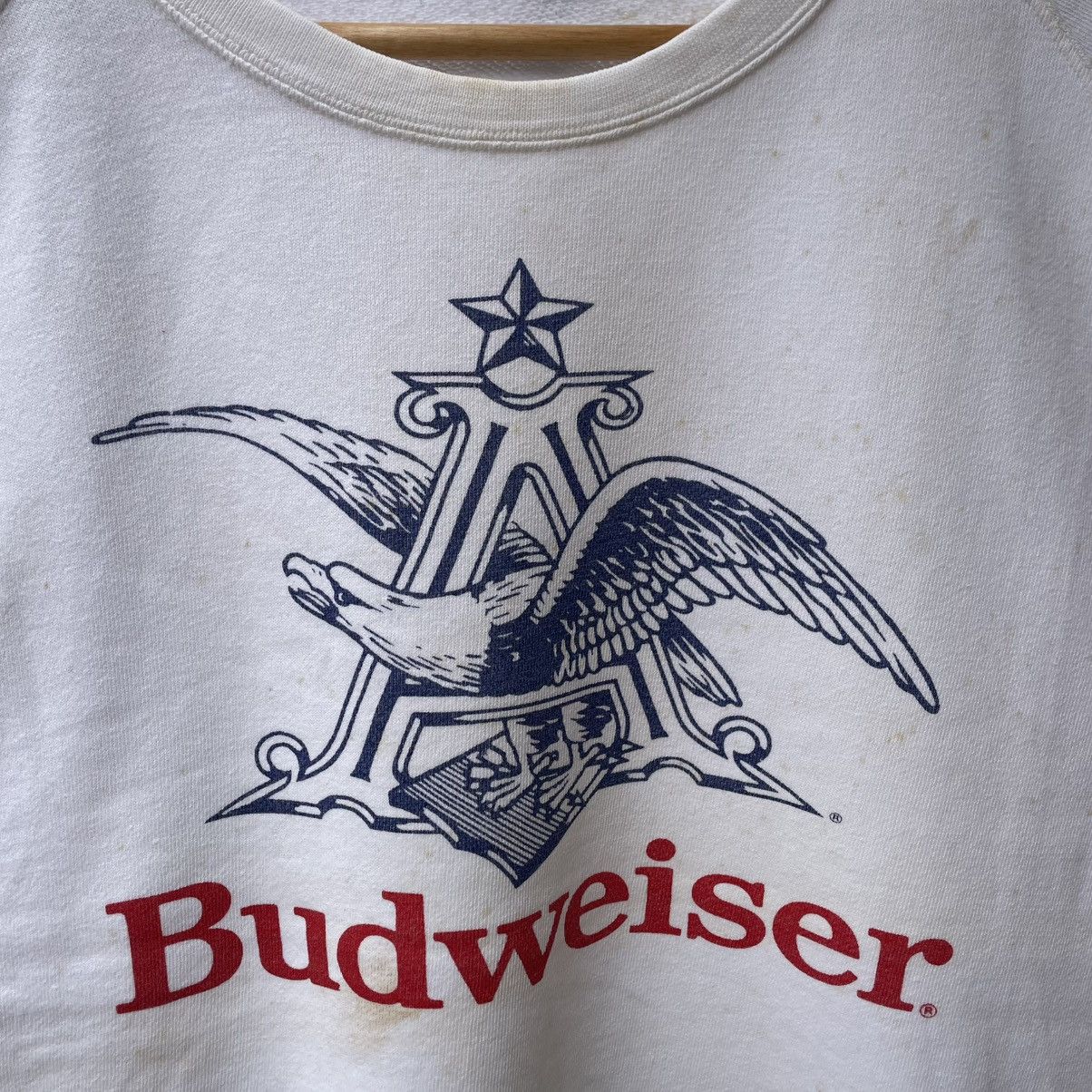 Budweiser 🔥Vintage Budweiser Big Logo Honey Buds Boxy Sweatshirts Size US M / EU 48-50 / 2 - 7 Thumbnail