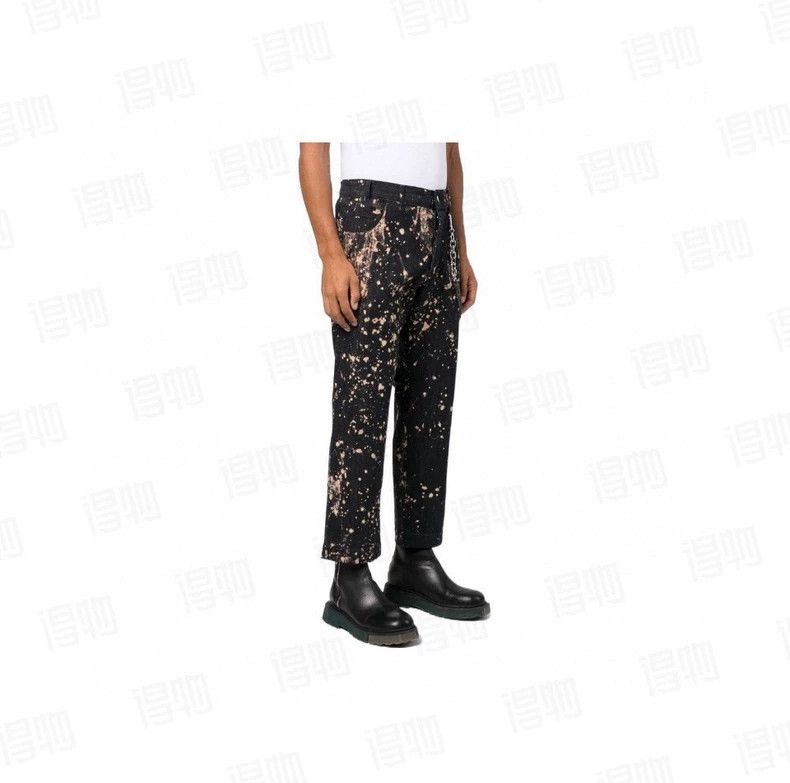 Song For The Mute Song For The Mute Washed Tie-Dye Denim Jeans Size US 32 / EU 48 - 9 Thumbnail
