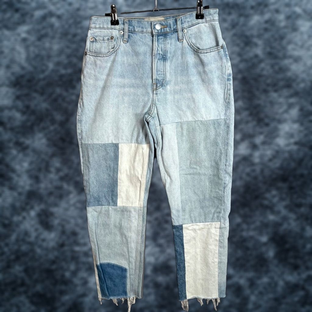 Everlane VINTAGE Everlane 90s Cheeky Jeans High-Waisted Light Wash Tapered Adult Womens 27 Blue Denim Size 27" / US 4 / IT 40 - 1 Thumbnail