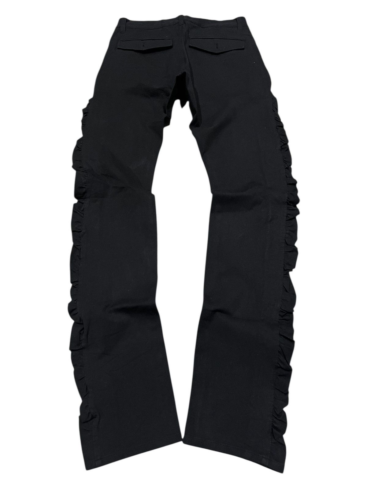 Tornado Mart Wrinkled J Cut Pants