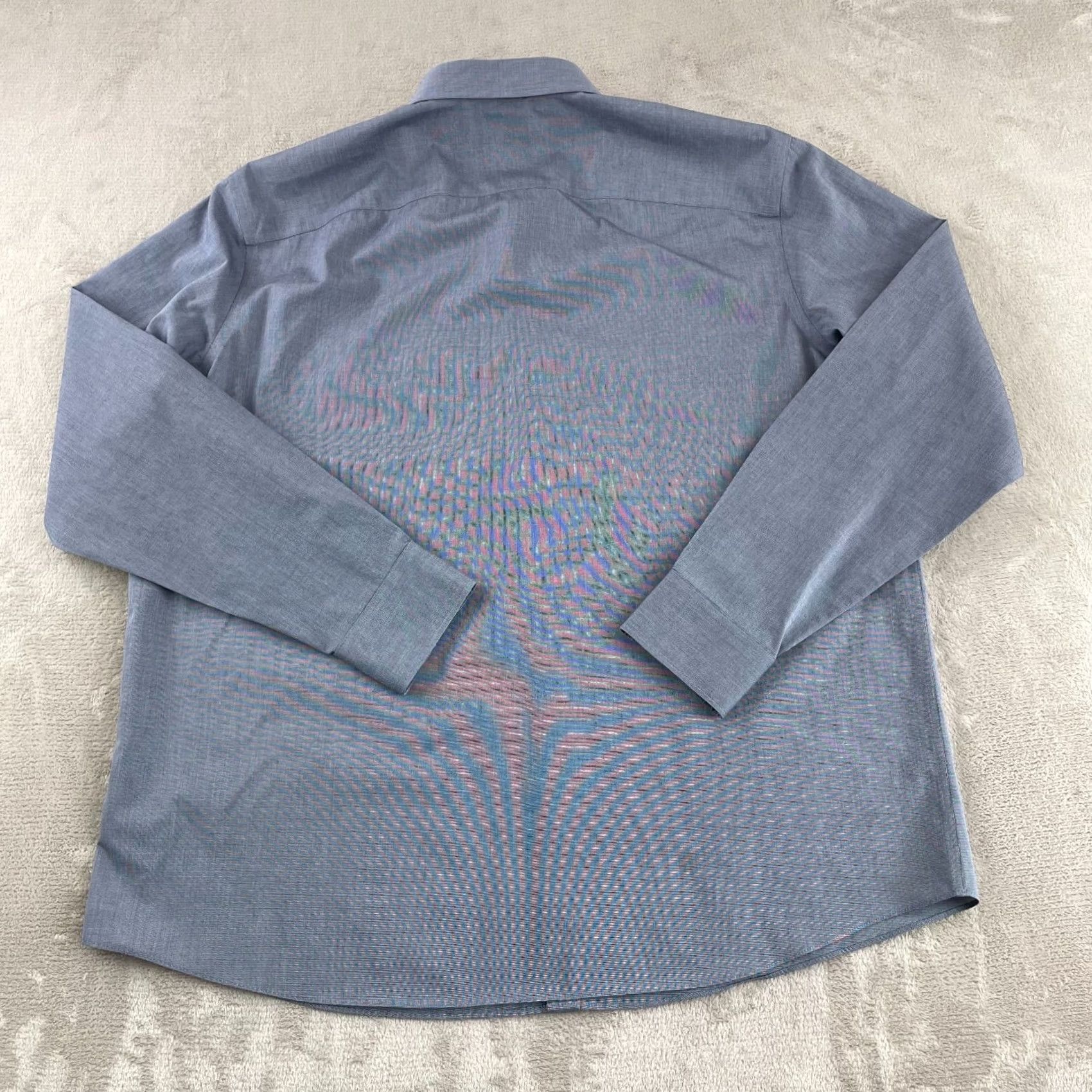 UNTUCKit UNTUCKit Shirt Men 3XLT Tall Blue Wrinkle Free Long Sleeve Preppy Office NWOT Size US XXL / EU 58 / 5 - 5 Thumbnail