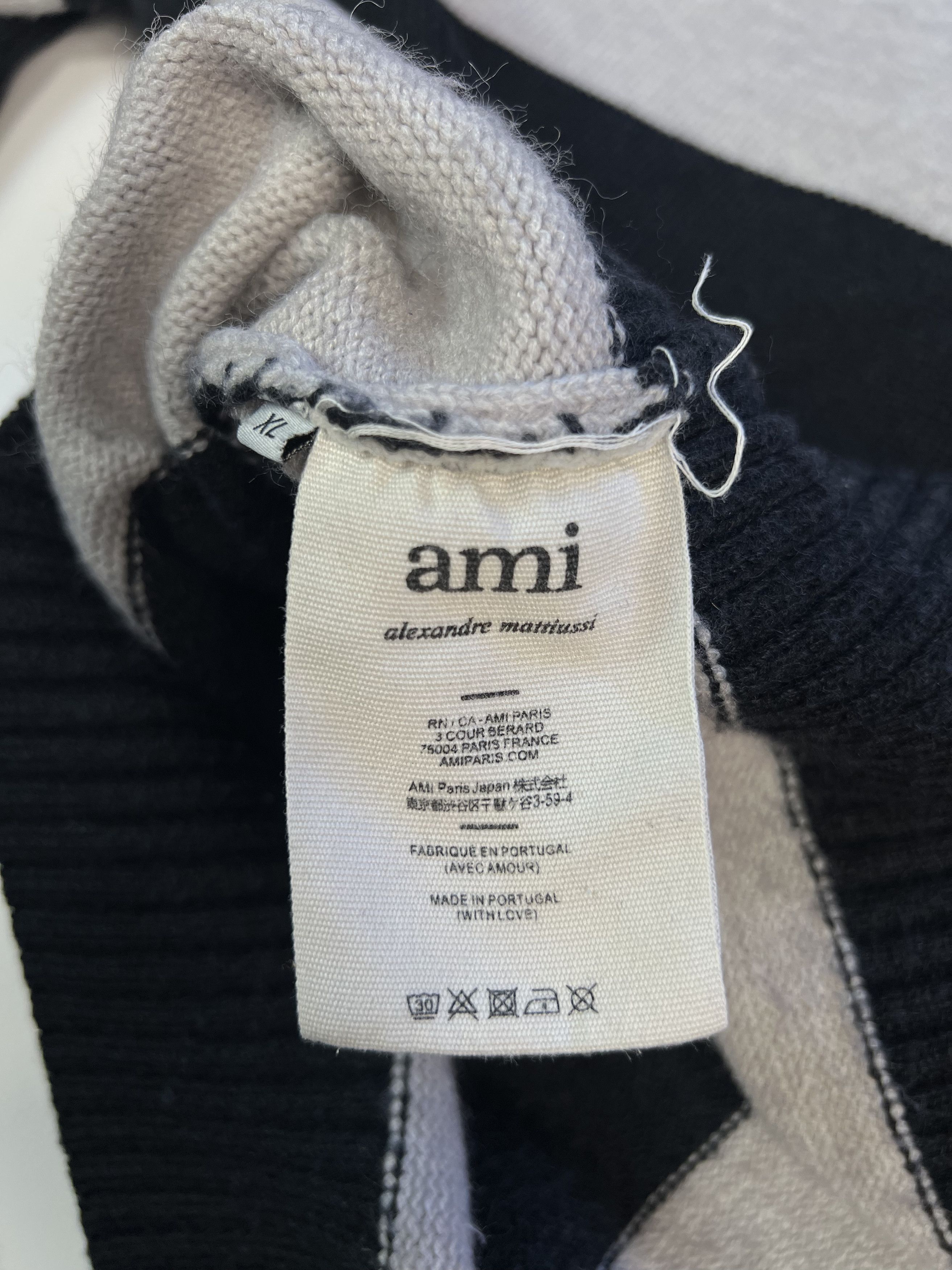 AMI AMI Alexandre Mattiussi weater big logo Size XL / US 12-14 / IT 48-50 - 7 Thumbnail