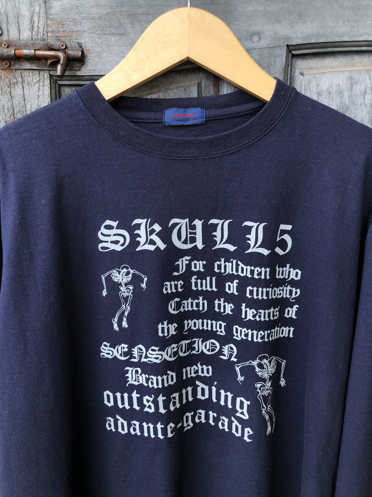 Japanese Brand Vincere Japanese Skull Poem Adante-Garade AKA Avant Garde Size US L / EU 52-54 / 3 - 8 Thumbnail