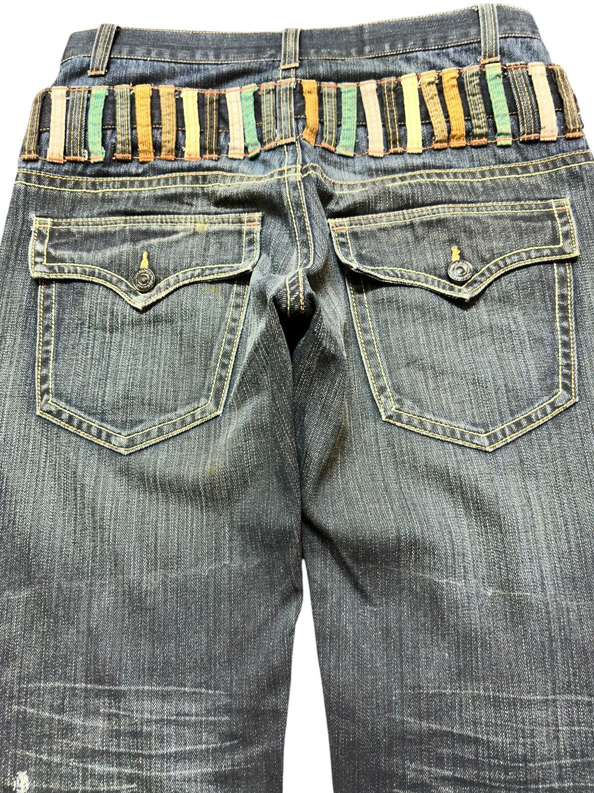 Hysteric Glamour Vintage Blue Spencer Double Waist Clawkmark Denim Size US 32 / EU 48 - 5 Thumbnail