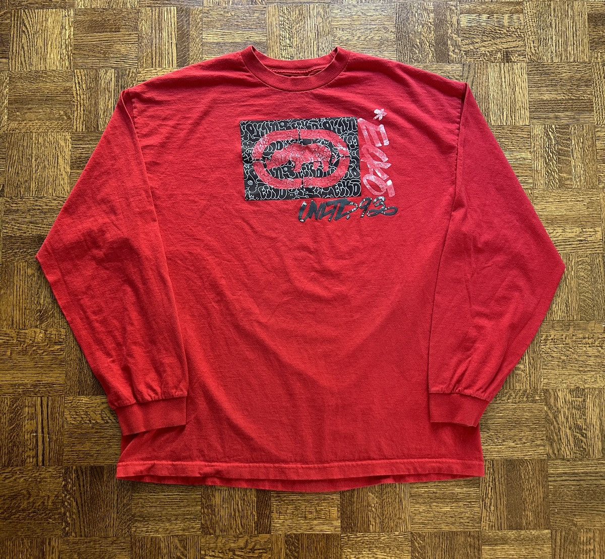 Ecko Unltd. × Vintage Vintage Y2K Ecko Unltd. Long Sleeve Logo Graphic Tee Size US XXL / EU 58 / 5 - 1 Thumbnail