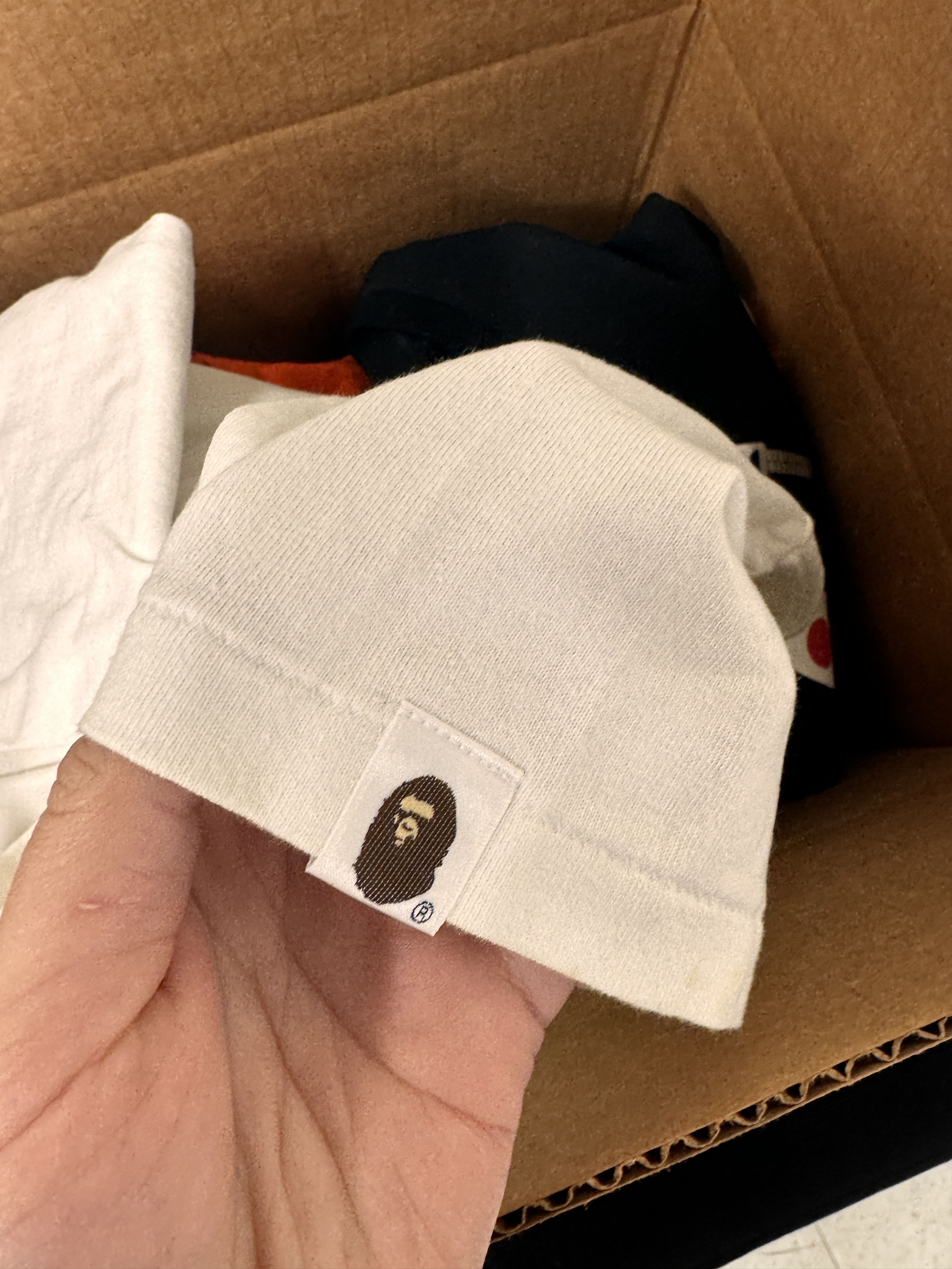 Bape BAPE WHITE COLLEGE TSHIRT Size US L / EU 52-54 / 3 - 5 Thumbnail