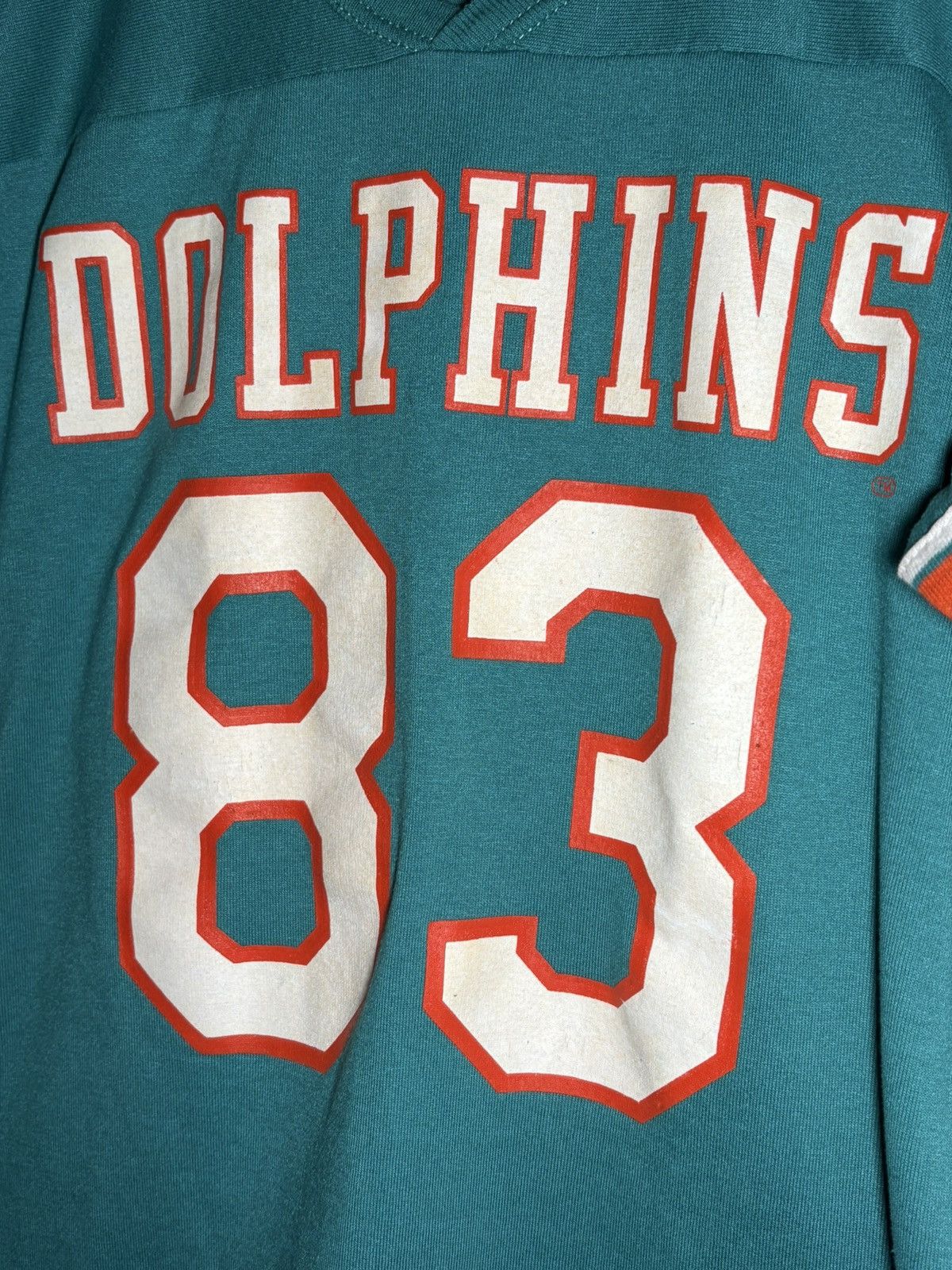 NFL Miami Dolphins vintage Rawlings cotton blend jersey sz Small Size US S / EU 44-46 / 1 - 11 Thumbnail