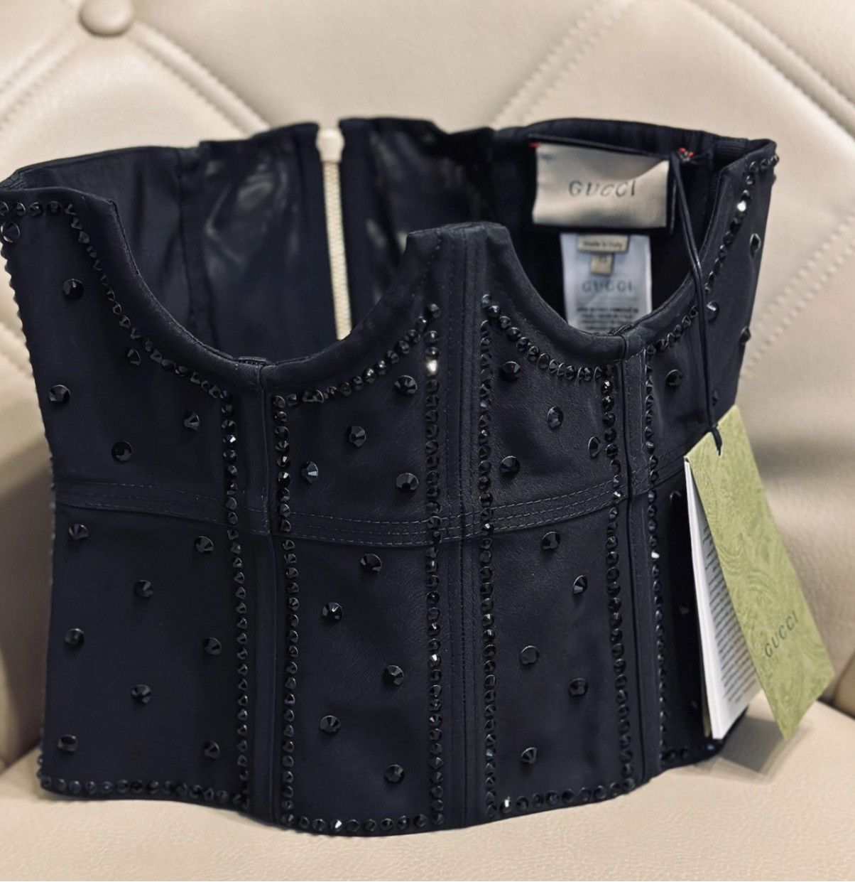 Gucci GUCCI Silk corset Size L / US 10 / IT 46 - 5 Thumbnail