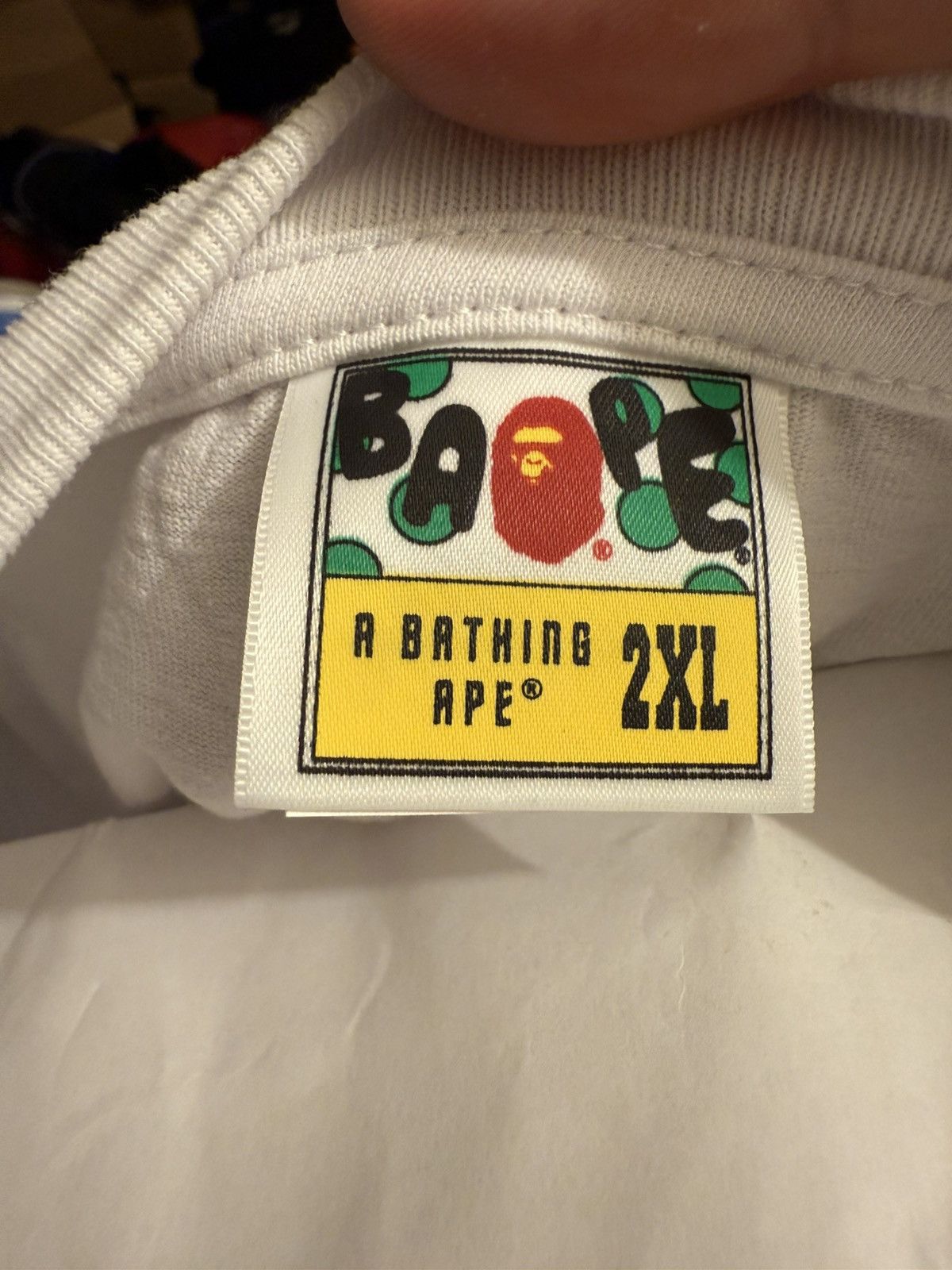 Bape Bape marble tee size Xl/2XL Size US XXL / EU 58 / 5 - 3 Thumbnail