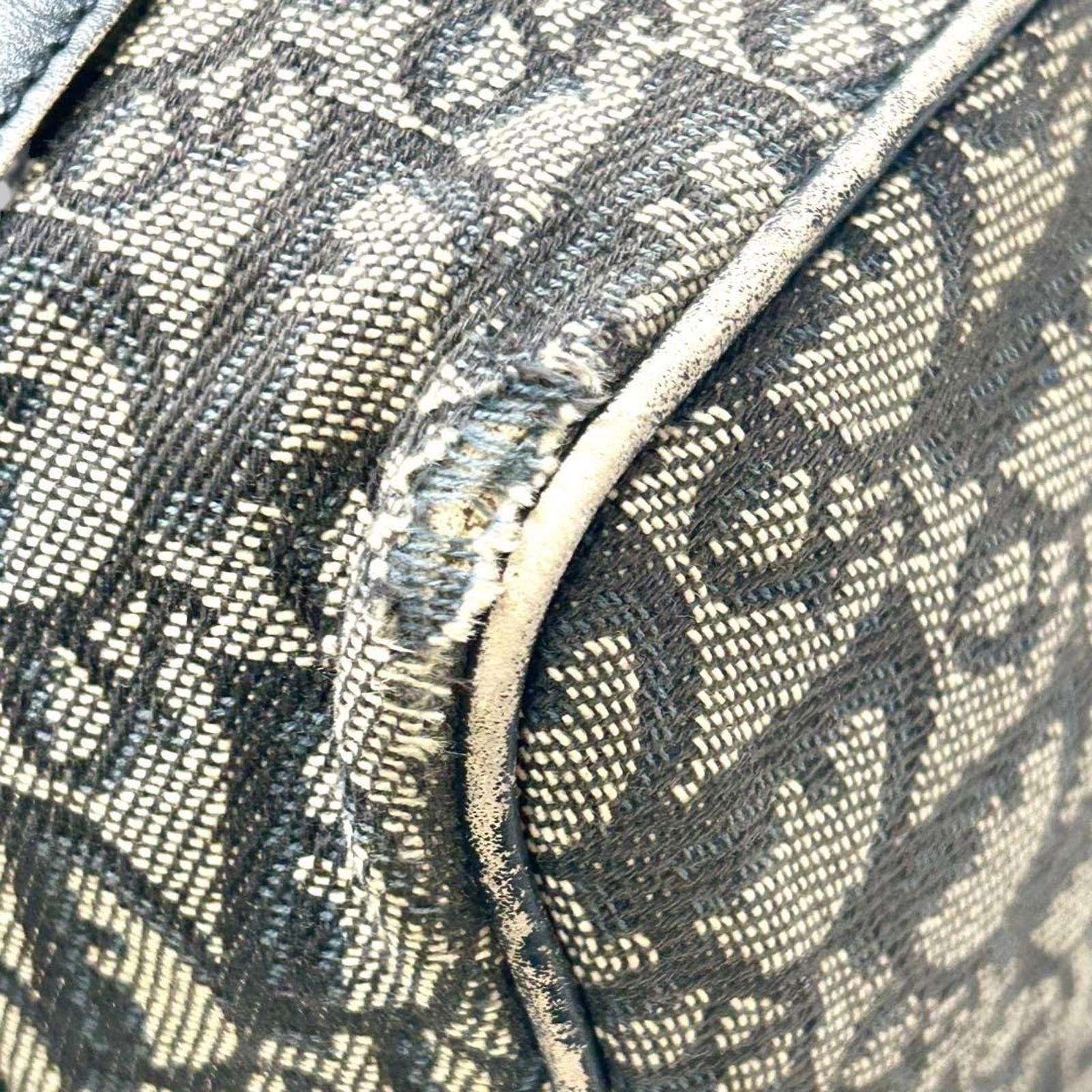 Dior Christian Dior - Monogram Canvas Handbag Black Size ONE SIZE - 5 Thumbnail