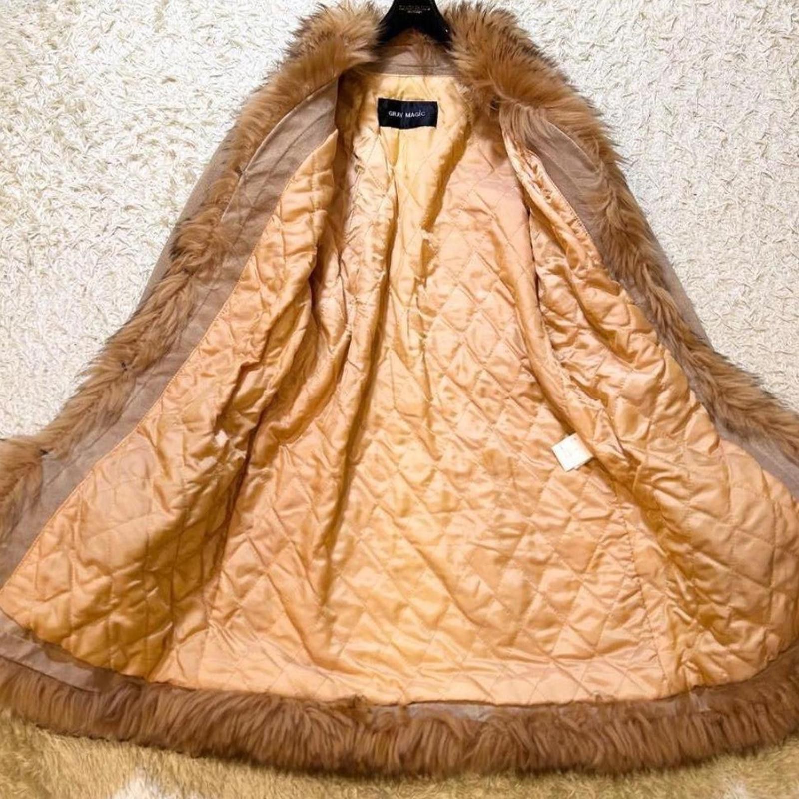Other Pig skin leather and fur whimsy goth beige penny lane coat Size XS / US 0-2 / IT 36-38 - 6 Thumbnail