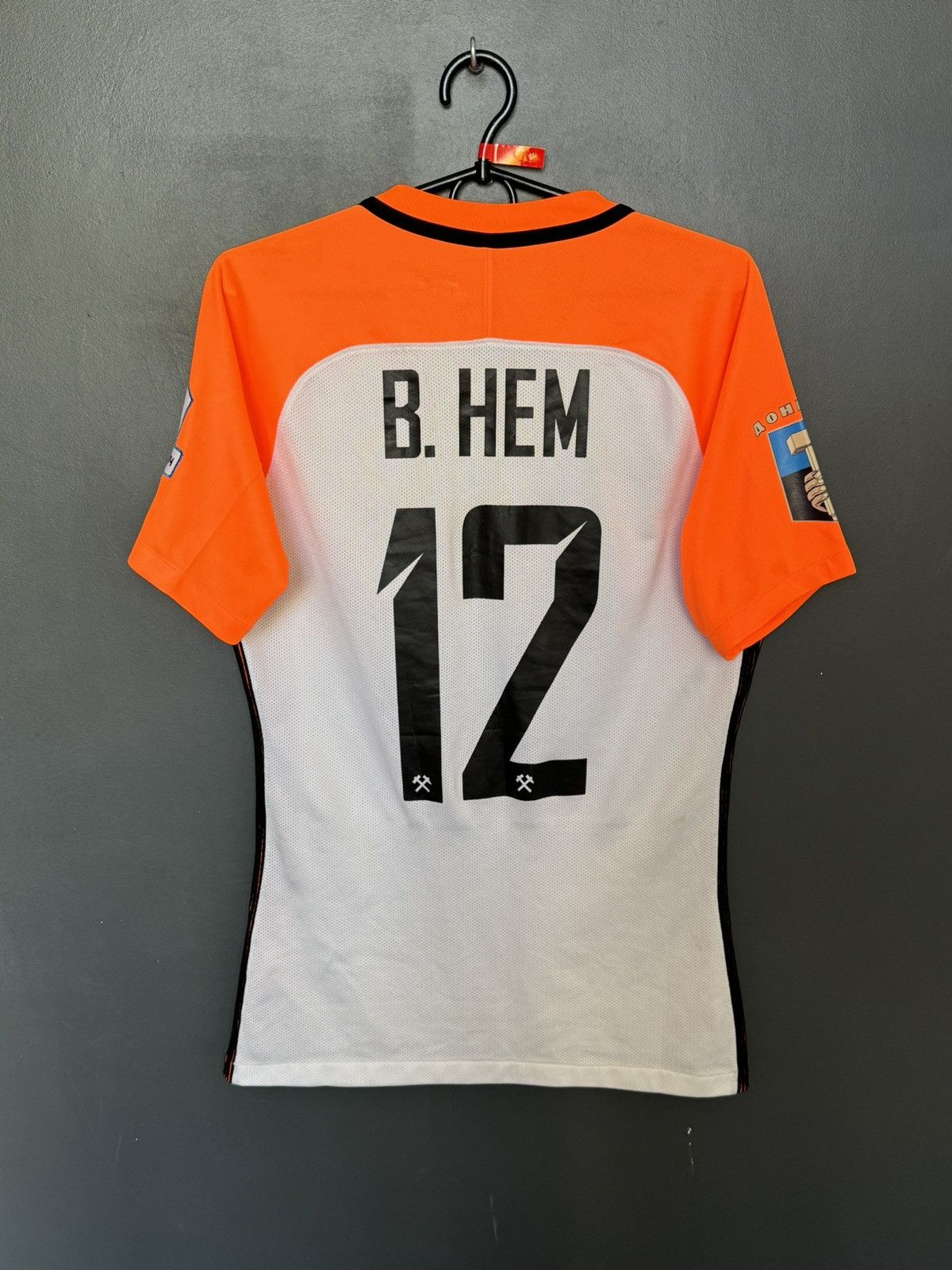 Nike Shakhtar Donetsk 16/18 Away Match Worn Wellington Nem Jersey Size US S / EU 44-46 / 1 - 1 Thumbnail
