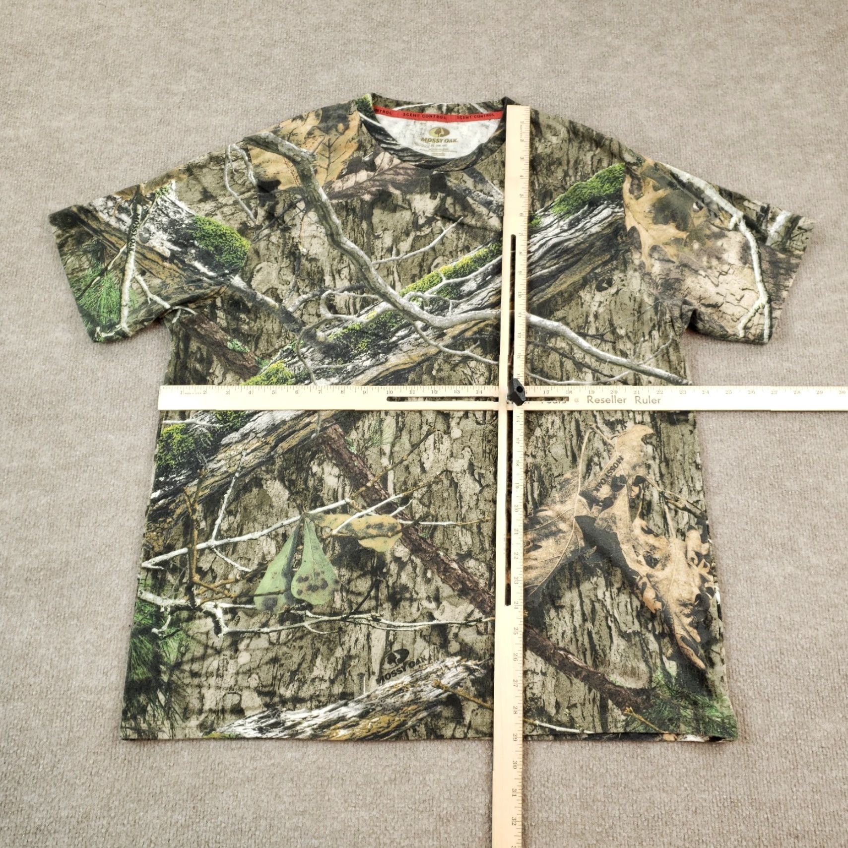 Vintage Mens Rattlers Brand Camouflage Short Sleeve Shirt Extra Large Green Size US XL / EU 56 / 4 - 2 Thumbnail