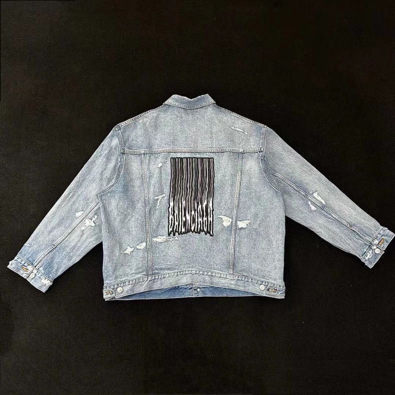 Balenciaga Balenciaga Embroidered letter logo jacket Size US S / EU 44-46 / 1 - 2 Thumbnail