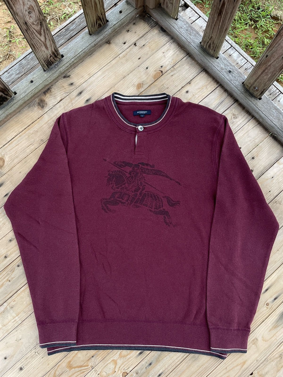 Burberry London Big Logo Maroon