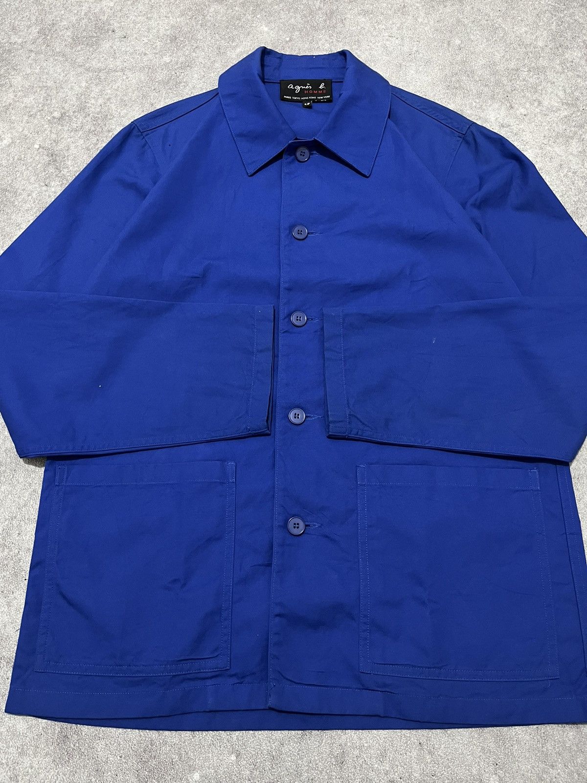 agnes b. Vintage 90s Agnes b. Homme Cotton Military Jacket Size US M / EU 48-50 / 2 - 4 Thumbnail