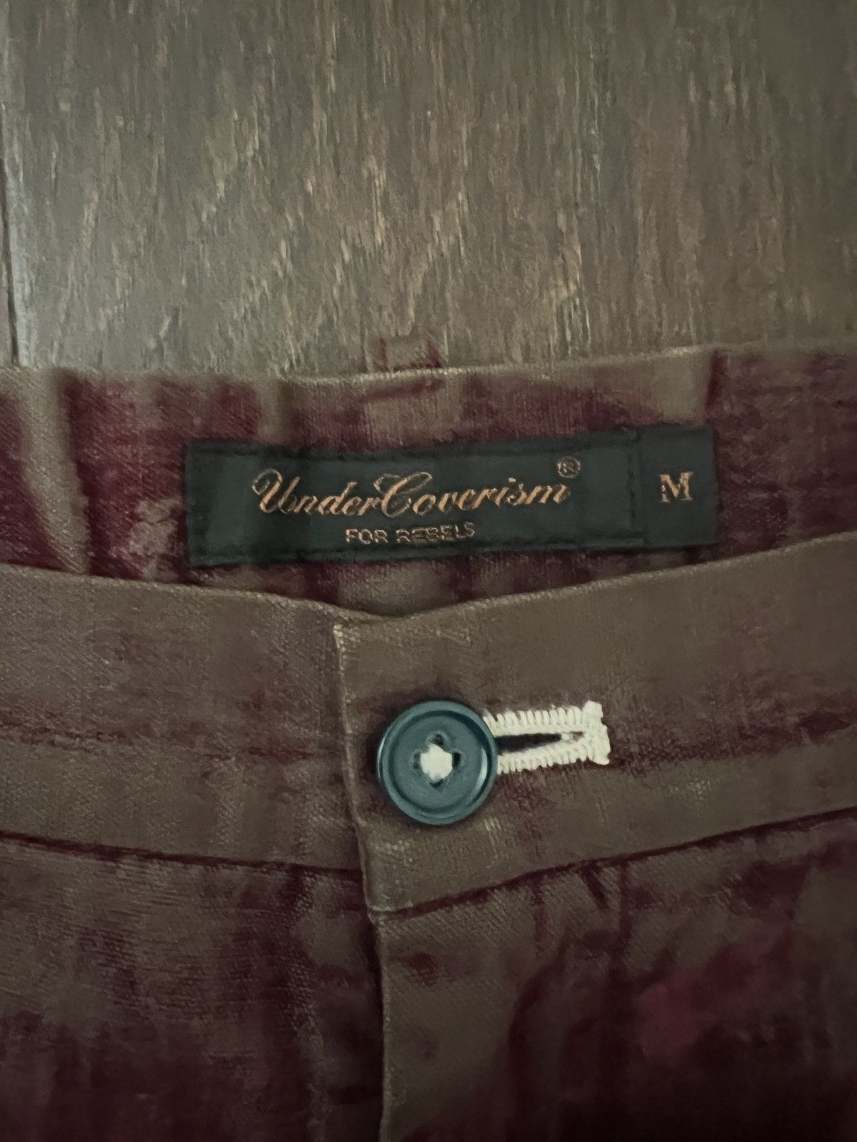 Undercover Archive Undercover Distressed Velvet Trousers Size 27" / US 4 / IT 40 - 3 Thumbnail