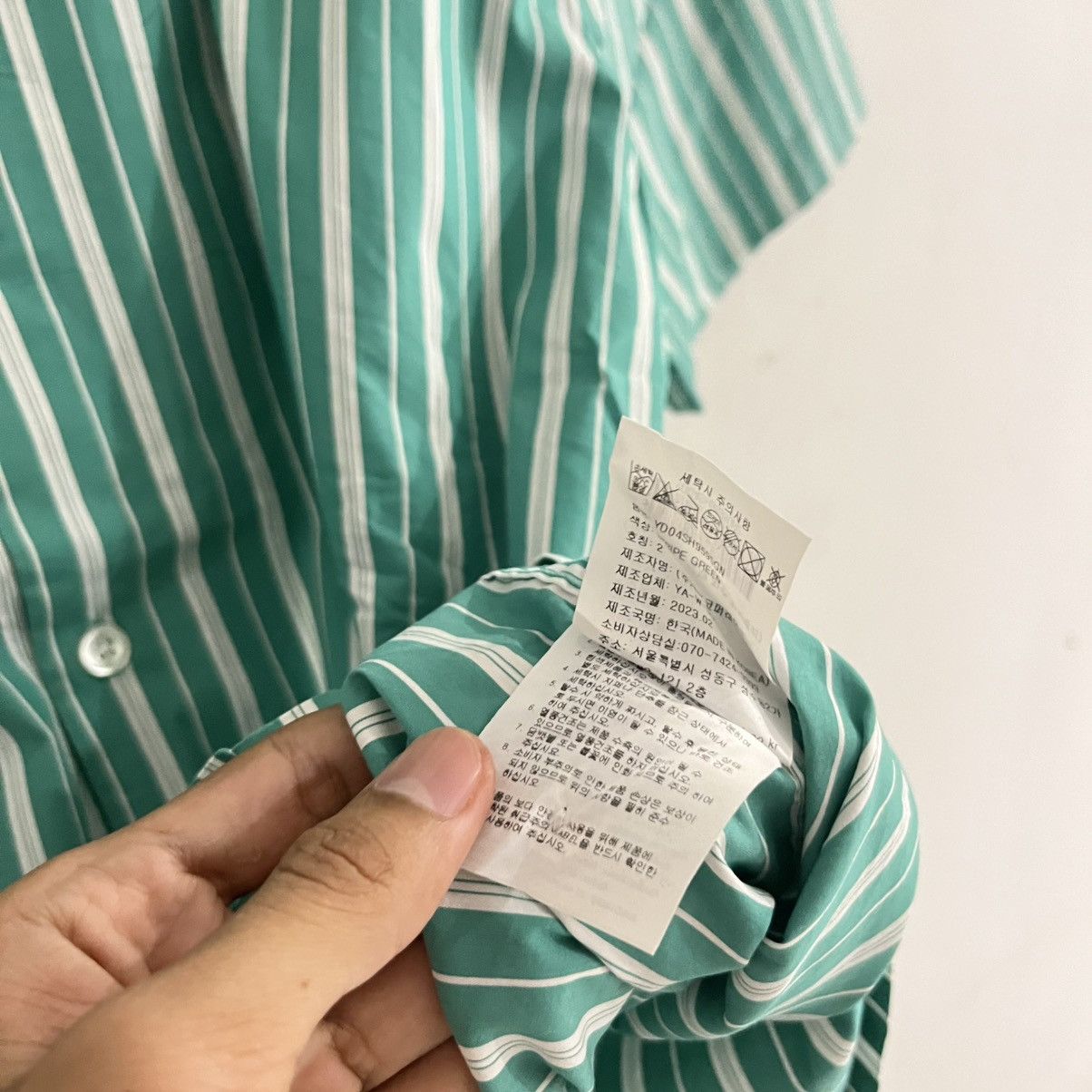 Issey Miyake Yale - Striped Short Sleeve Shirt Size US M / EU 48-50 / 2 - 5 Thumbnail