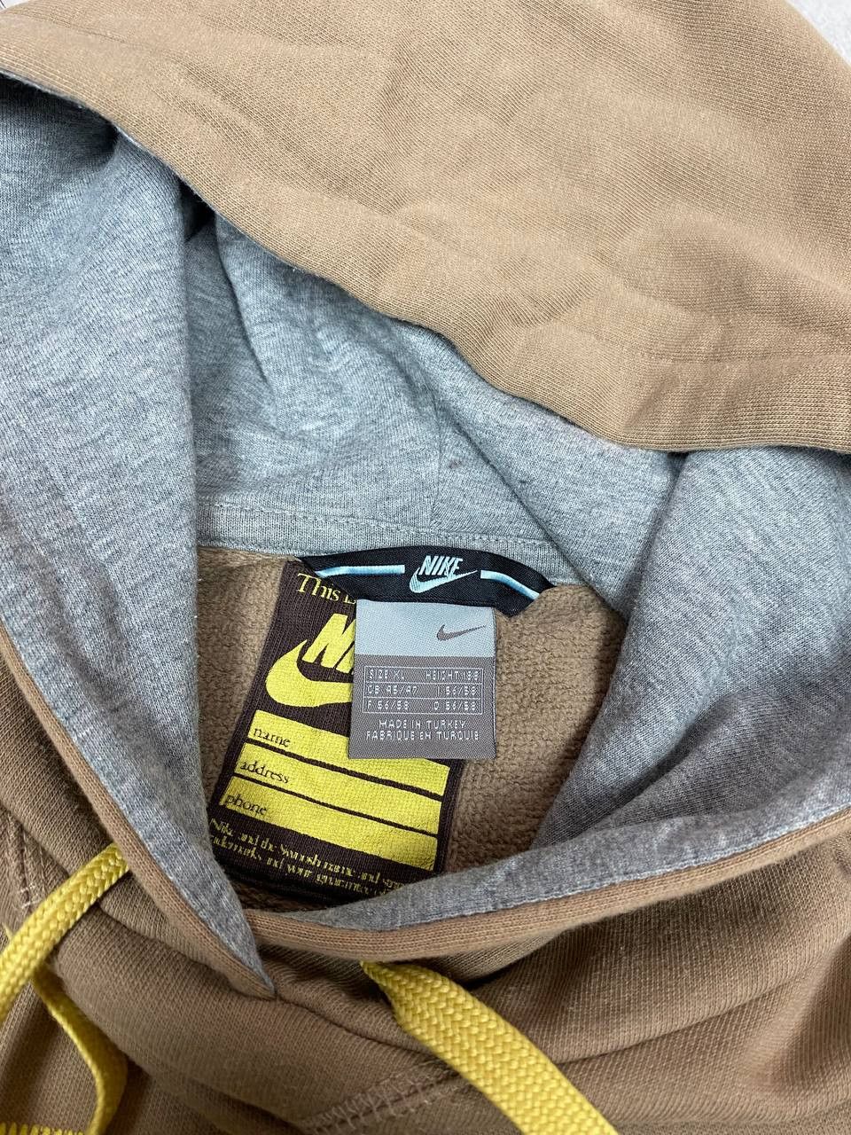 Nike Vintage Nike Hoodie Medium Brown Fleece Travis Scott Size XL Size US XL / EU 56 / 4 - 7 Thumbnail