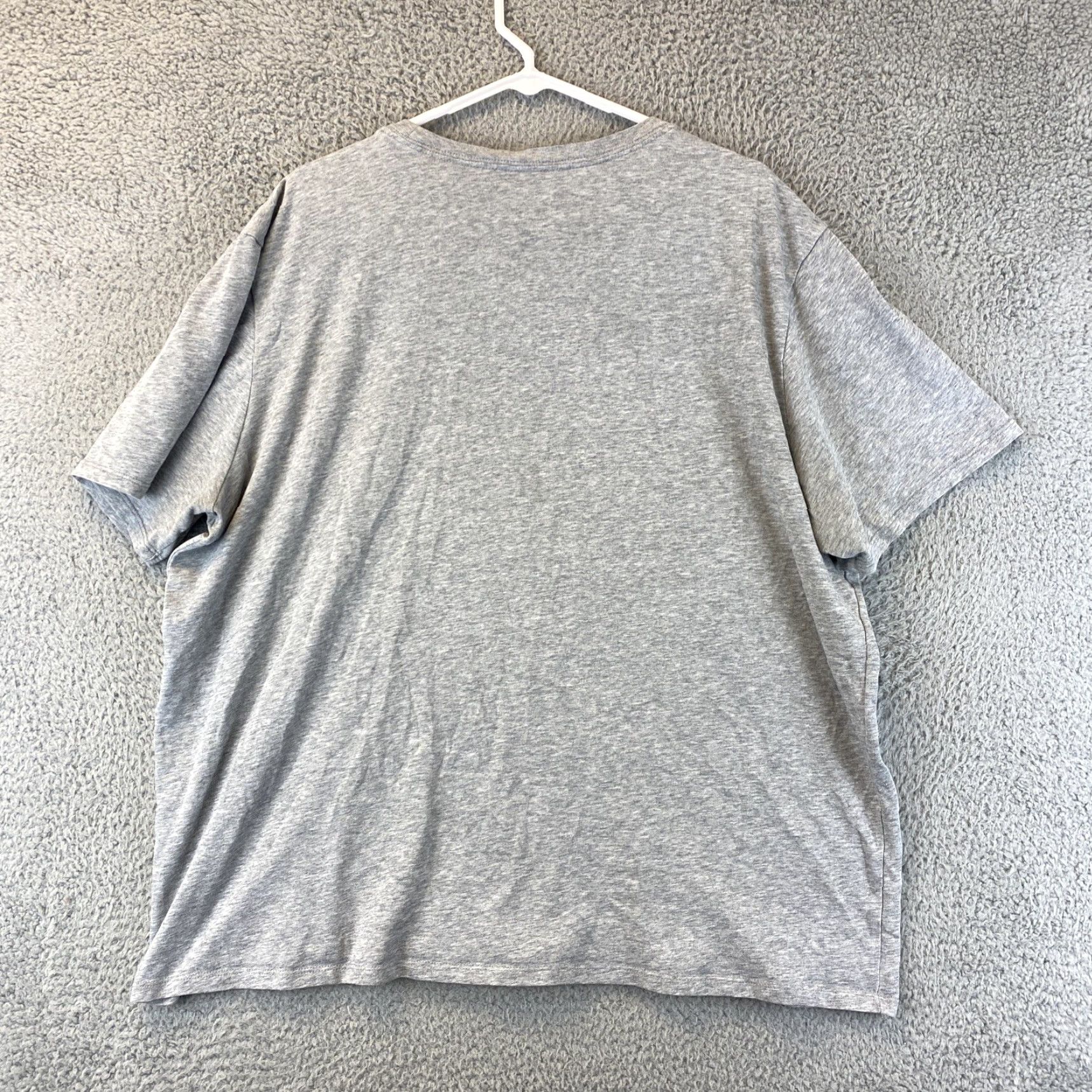 Nike Nike T-Shirt Men Short Sleeve Swoosh Logo Printed XXL Gray 72-6 Size US XXL / EU 58 / 5 - 6 Thumbnail