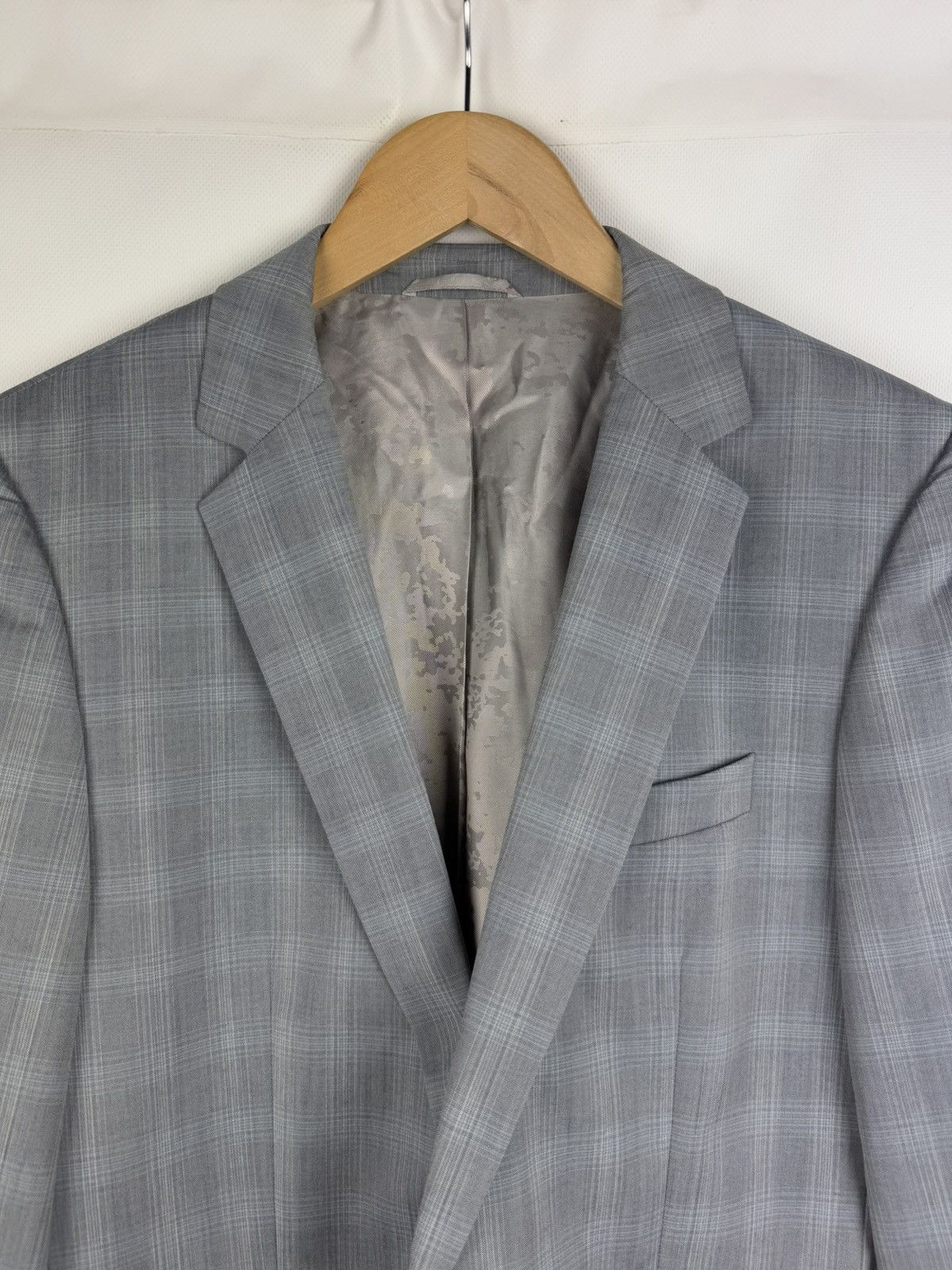 Hugo Boss Hugo Boss Amaro/Helse Wool Plaid 2 Piece Suit Blazer Pants Size 40L - 8 Thumbnail