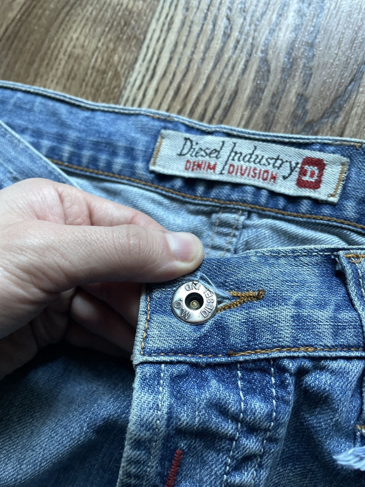 Diesel VTG HYSTERIC GLAMOUR STYLE WASHED DIESEL JEANS 90s Size US 34 / EU 50 - 8 Thumbnail