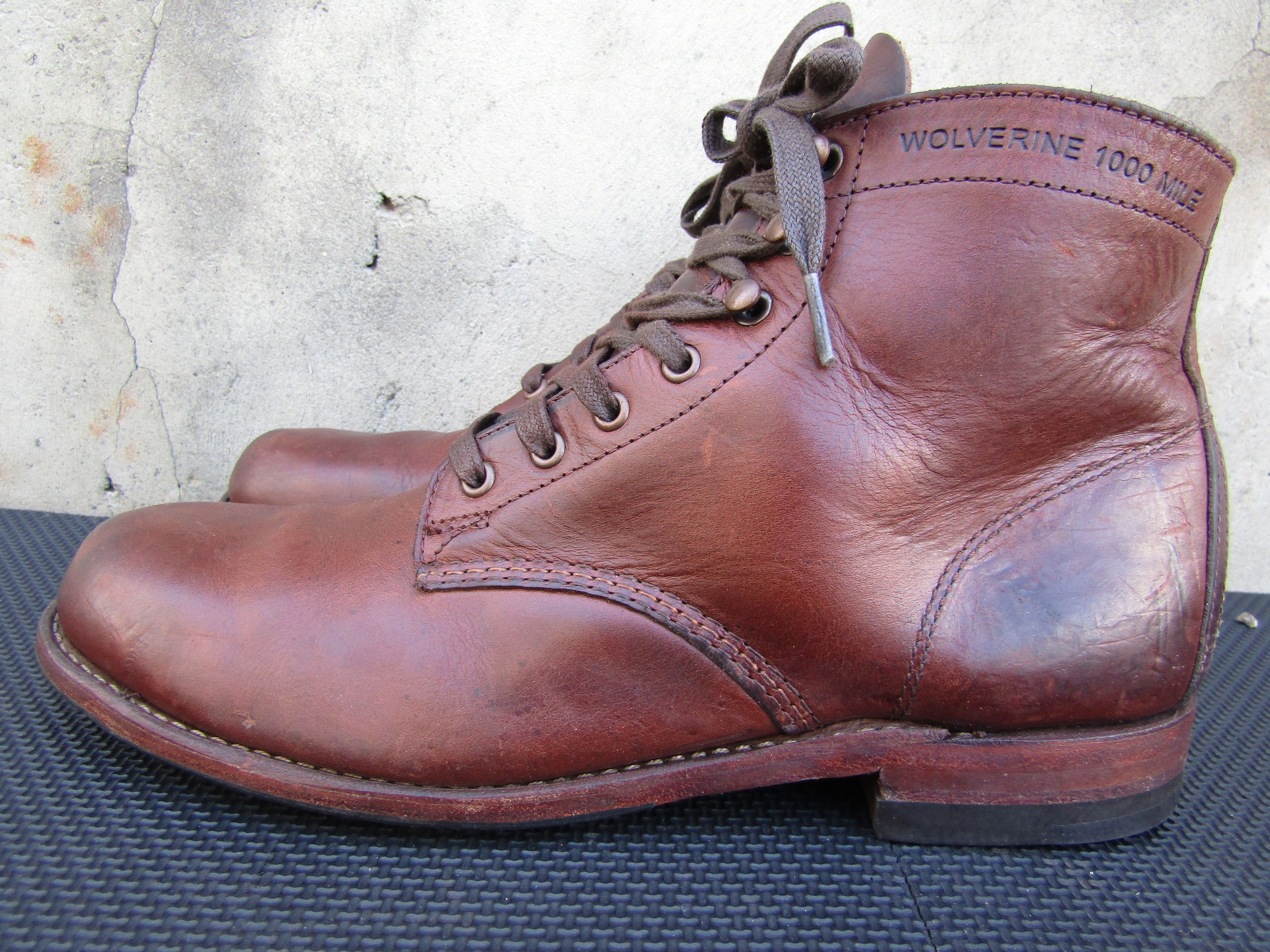 Wolverine Wolverine 1000 Mile Plain-Toe Original Leather Boot USA Size US 9 / EU 42 - 7 Thumbnail