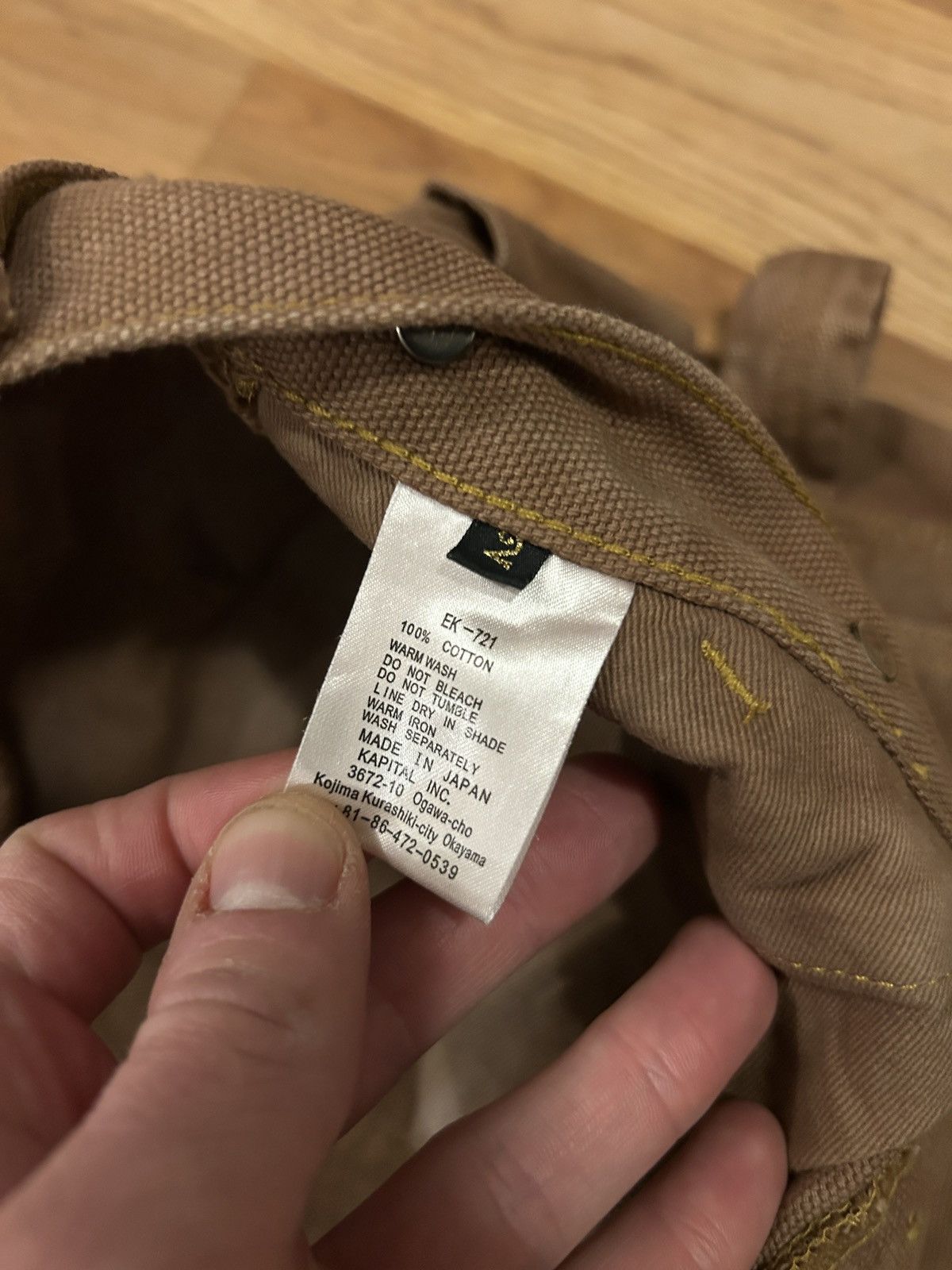 Kapital Kapital distressed canvas lumber pant Size US 31 - 7 Thumbnail