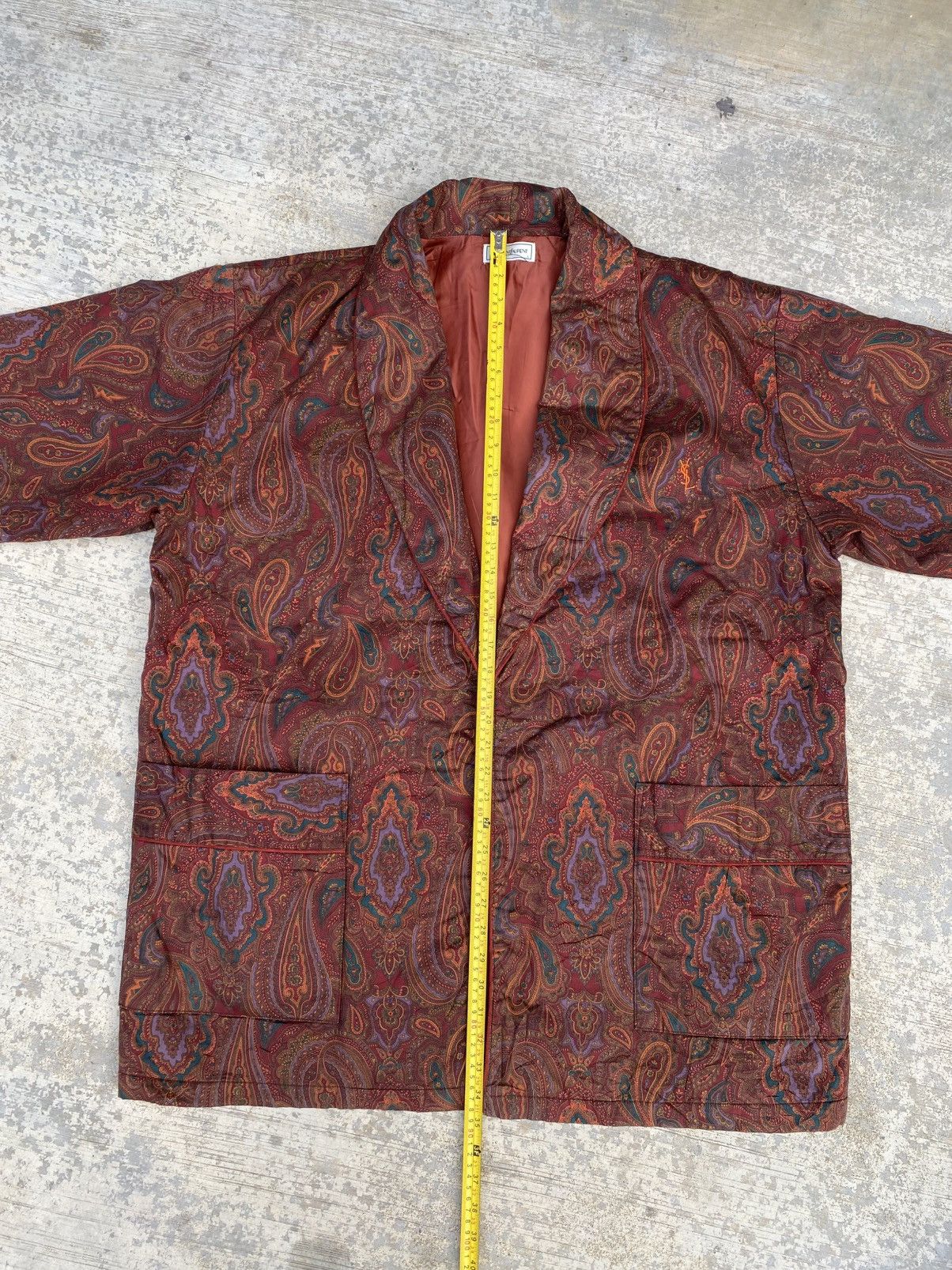 Yves Saint Laurent Yves Saint Laurent Paisley Kimono Size US L / EU 52-54 / 3 - 10 Thumbnail