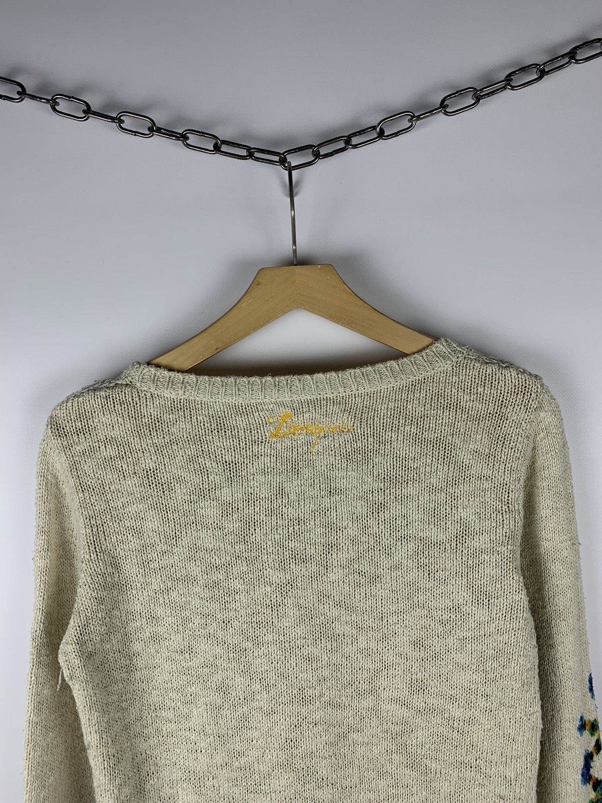 Desigual Desigual Ladies Knit Jumper Sweater Size M Floral Y2K Top Size M / US 6-8 / IT 42-44 - 9 Thumbnail