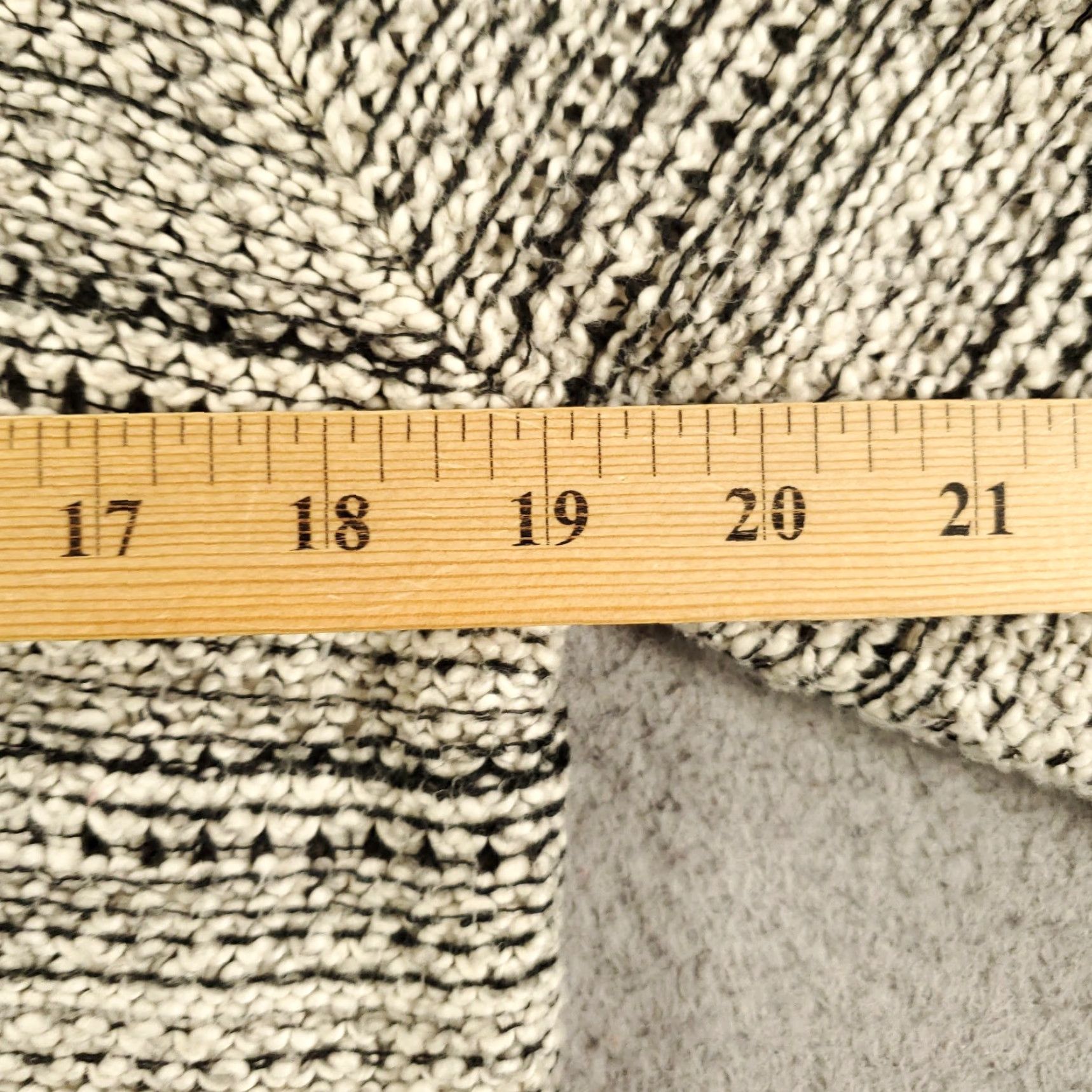 J. Jill VINTAGE Jill Cardigan Sweater Womens XS Gray Big Safety Pin Closure Open Knit Thick Size XS / US 0-2 / IT 36-38 - 6 Thumbnail