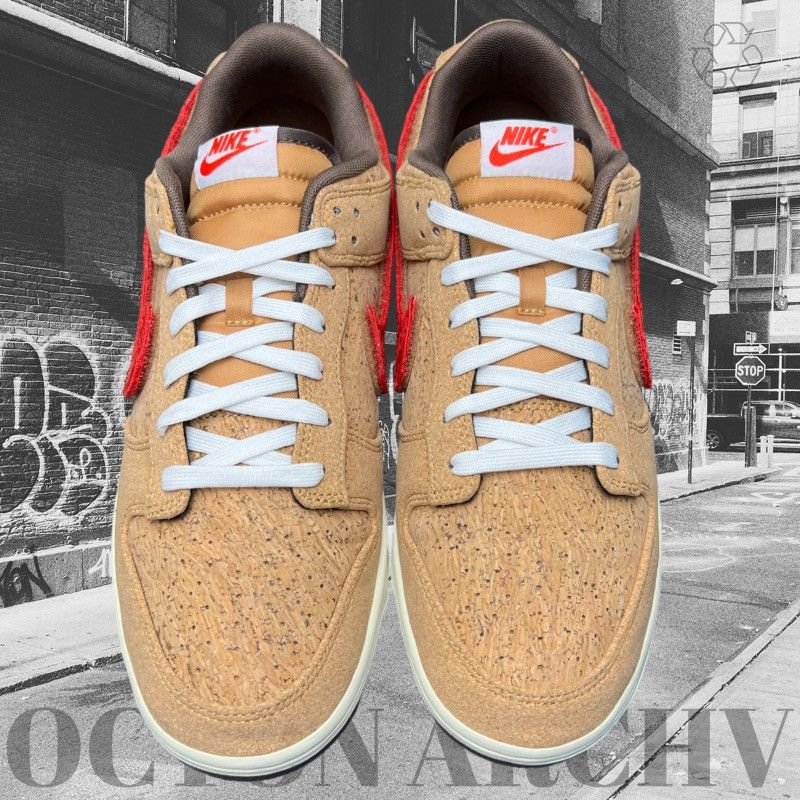 Nike CLOT x Nike Dunk Low SP ‘Cork’ Size US 12 / EU 45 - 2 Thumbnail