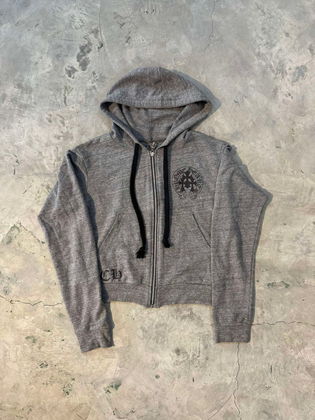 Chrome Hearts Chrome Hearts Triple Cross Horseshoe Zip Womens Hoodie Size XS / US 0-2 / IT 36-38 - 2 Thumbnail