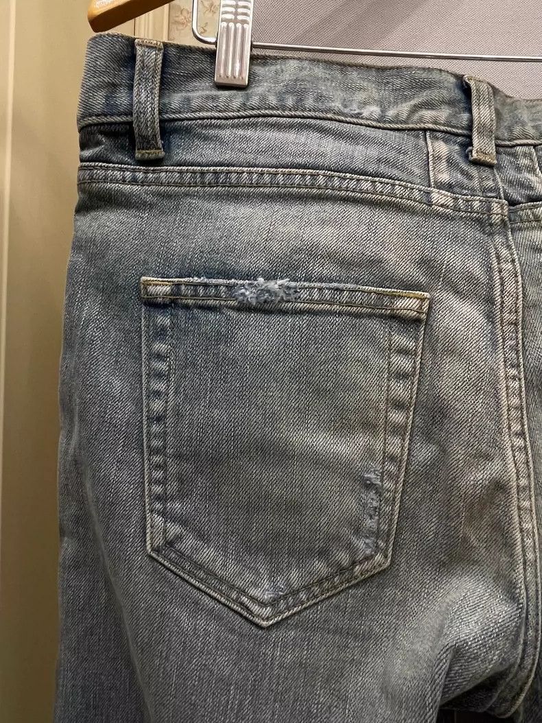 Saint Laurent Paris Saint Laurent Paris Saint Laurent Paris Distressed Denim P Size US 31 - 7 Thumbnail