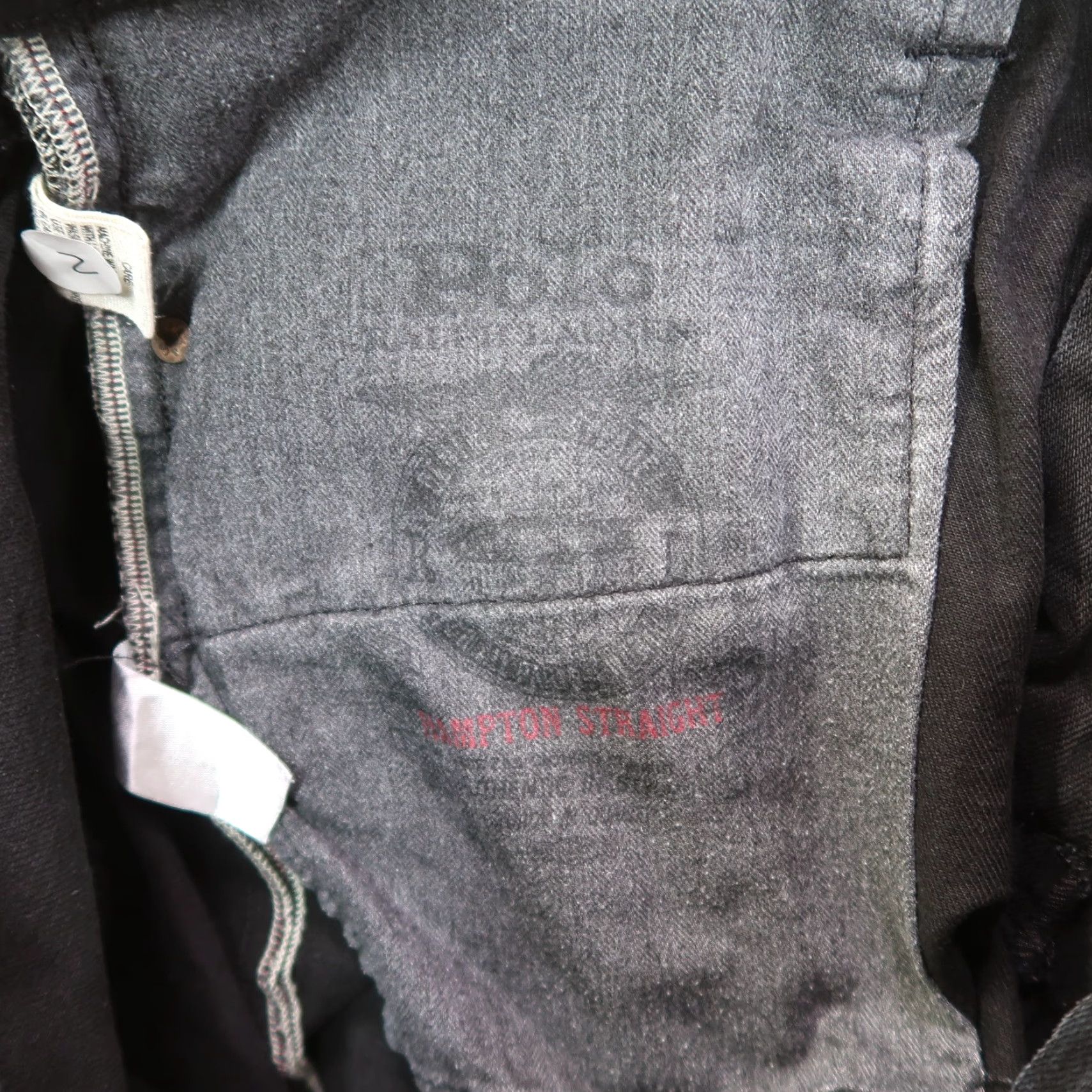 Polo Ralph Lauren Polo Ralph Lauren Jeans Men 36x32 Black Denim Straight 5-Pocket Classic Belt Loops Zipper/Button Vintage No Size US M / EU 48-50 / 2 - 6 Thumbnail