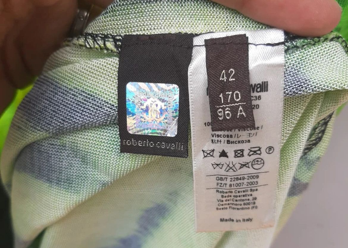 Roberto Cavalli 2000s Roberto Cavalli Rayon Cardigan Size M / US 6-8 / IT 42-44 - 7 Thumbnail