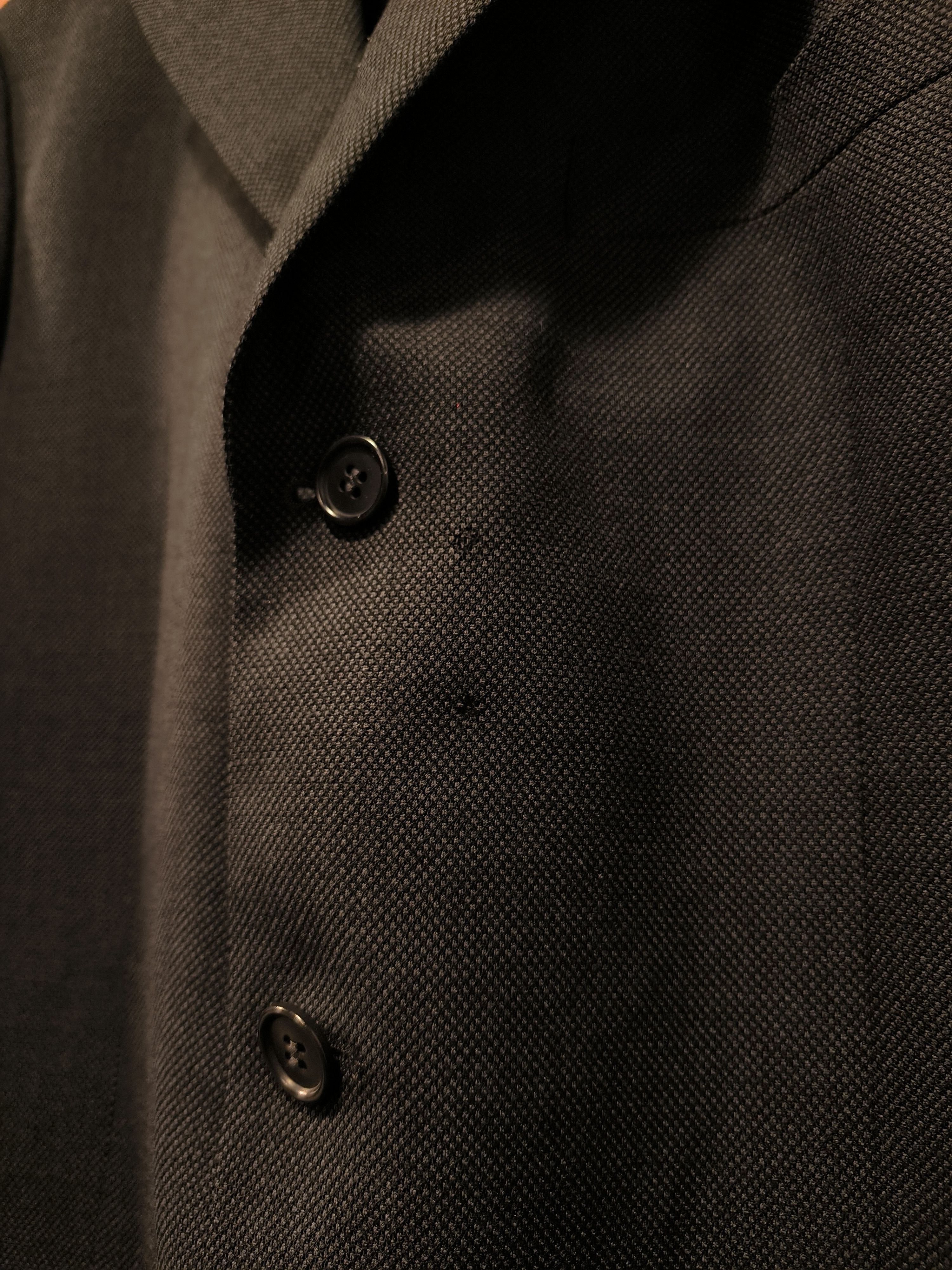 Pierre Balmain Pierre Balmain Suit Jacket Multilogo Pattern Logo Black Size 50R - 8 Thumbnail