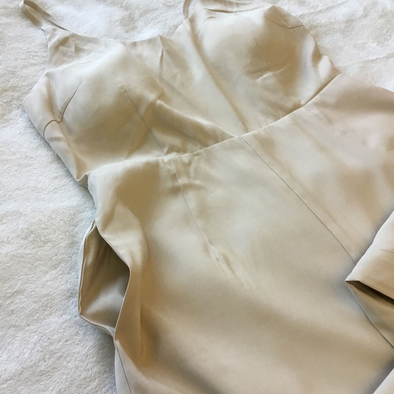 Other Love Bonito Beige Adriena Padded Strappy Back Jumpsuit Size 28" / US 6 / IT 42 - 6 Thumbnail