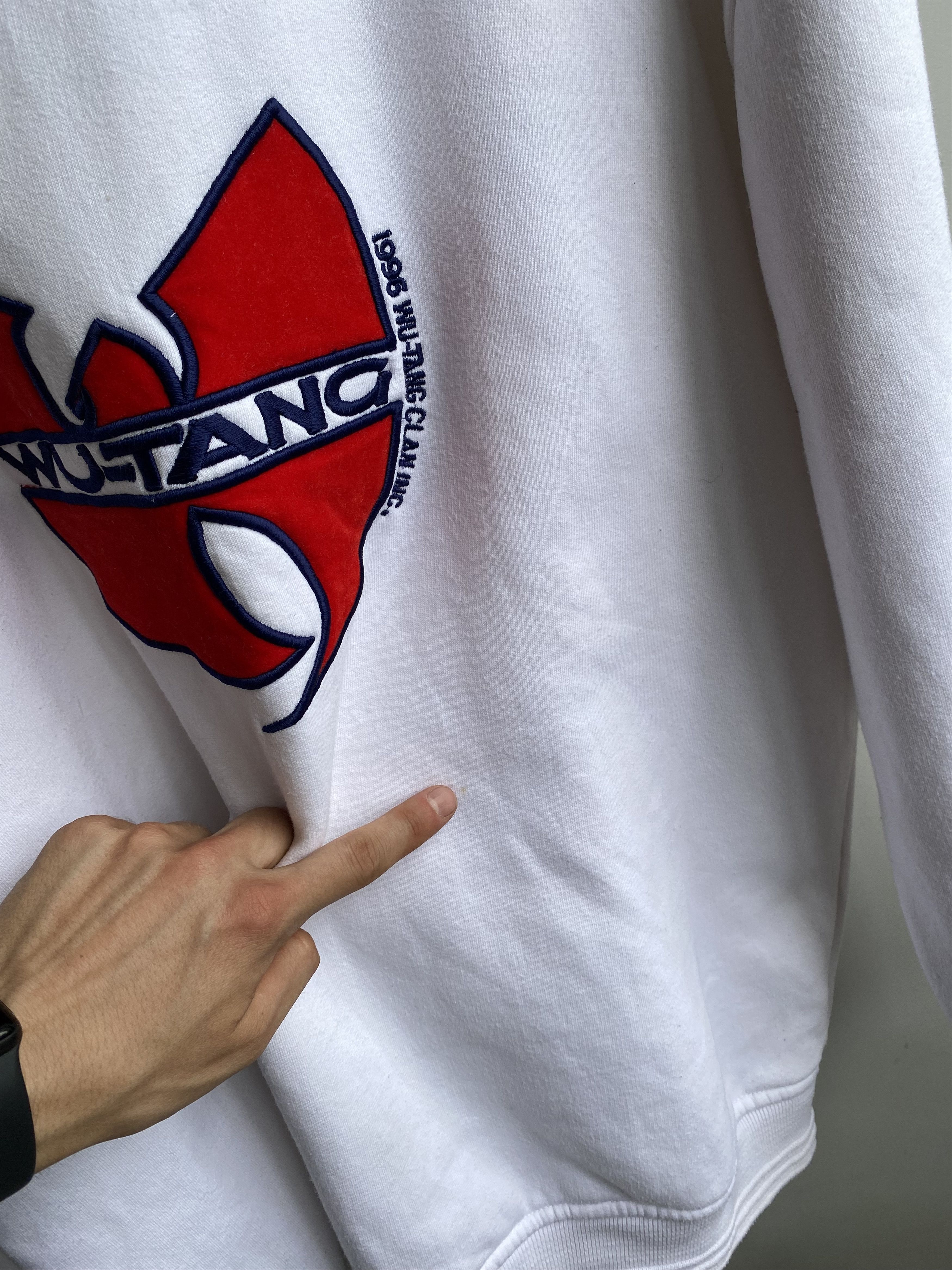 Wu-Tang Clan Vintage 90s Wu-Wear Wu-Tang-Clan Sweatshirt Size US L / EU 52-54 / 3 - 7 Thumbnail